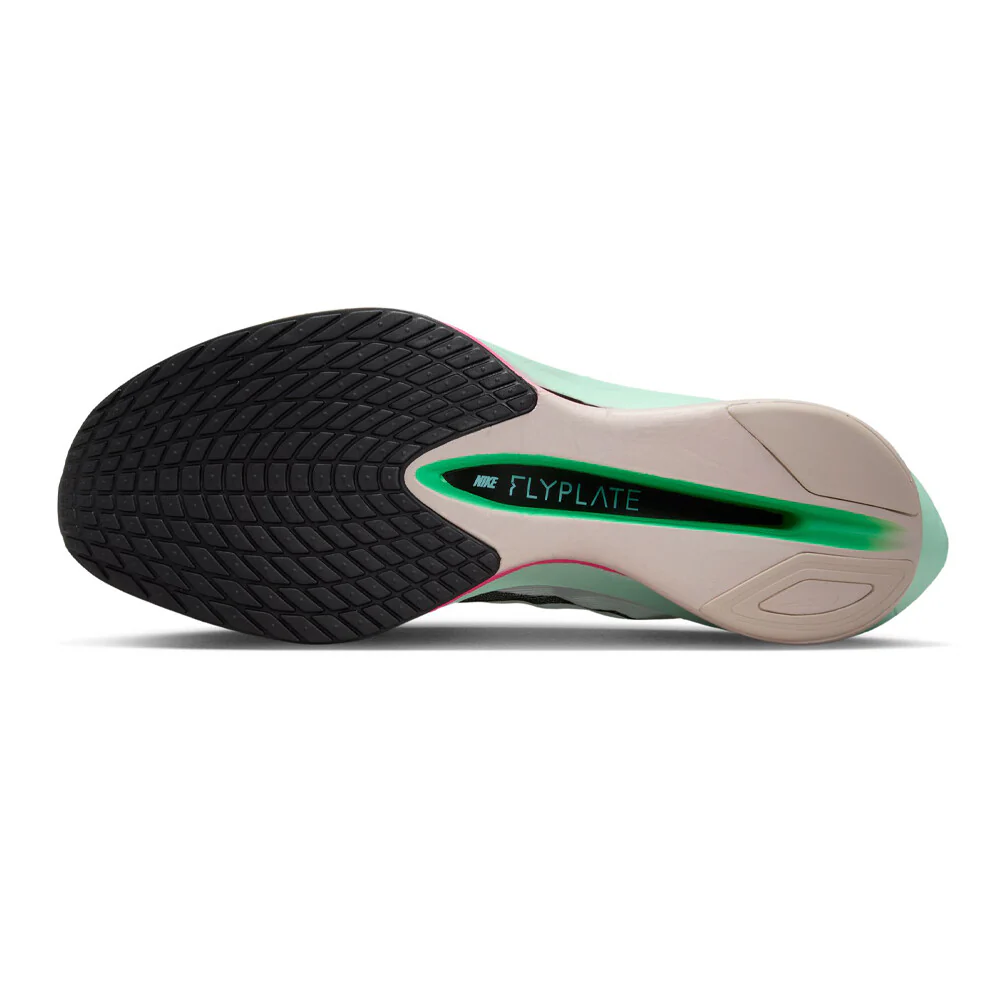Men's Vaporfly 4 Running Shoes White / Hyper Pink / Mint Foam / Black - Image 4
