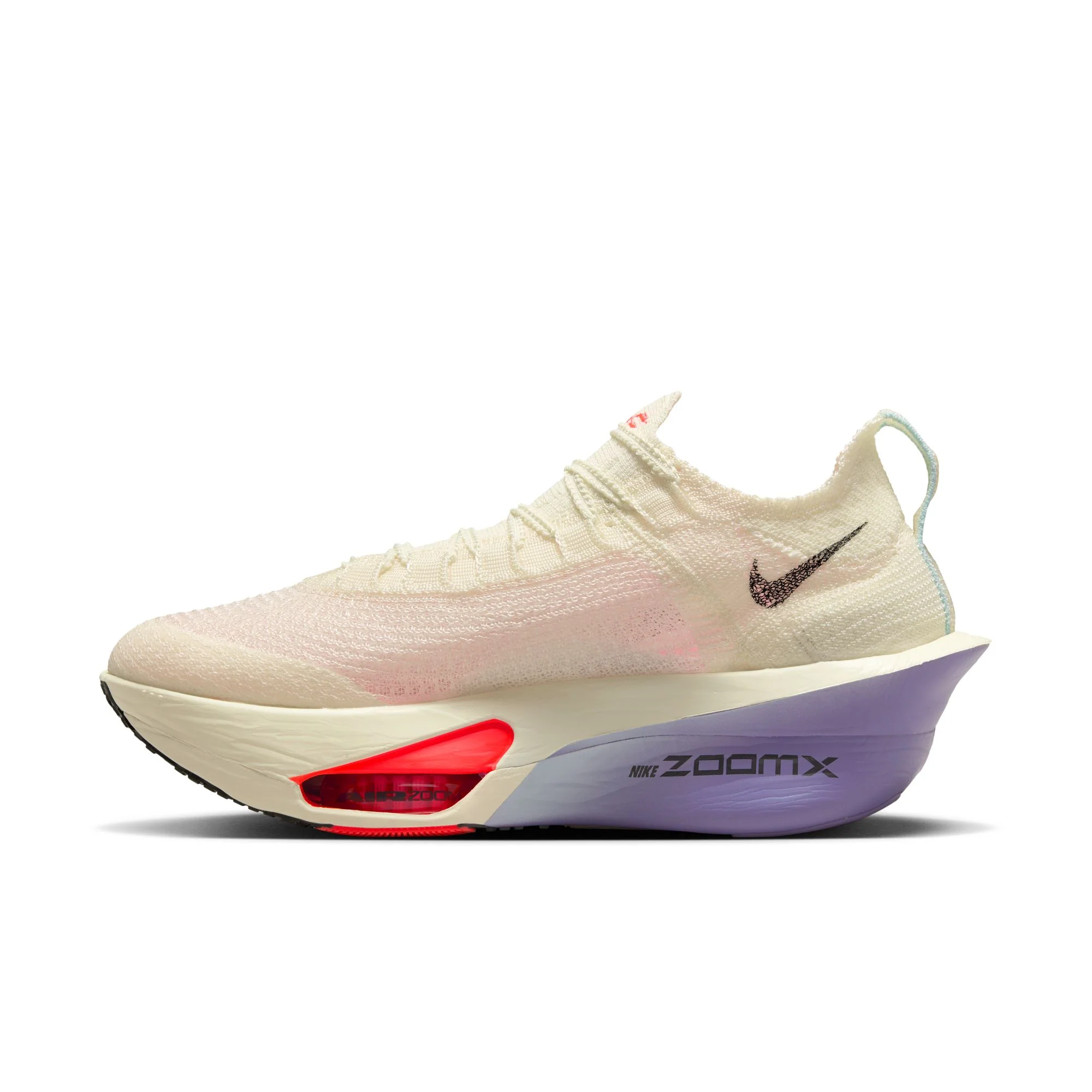 Women's Alphafly 3 Running Shoes Coconut Milk / Off Noir / Dusty Amethyst - Image 5