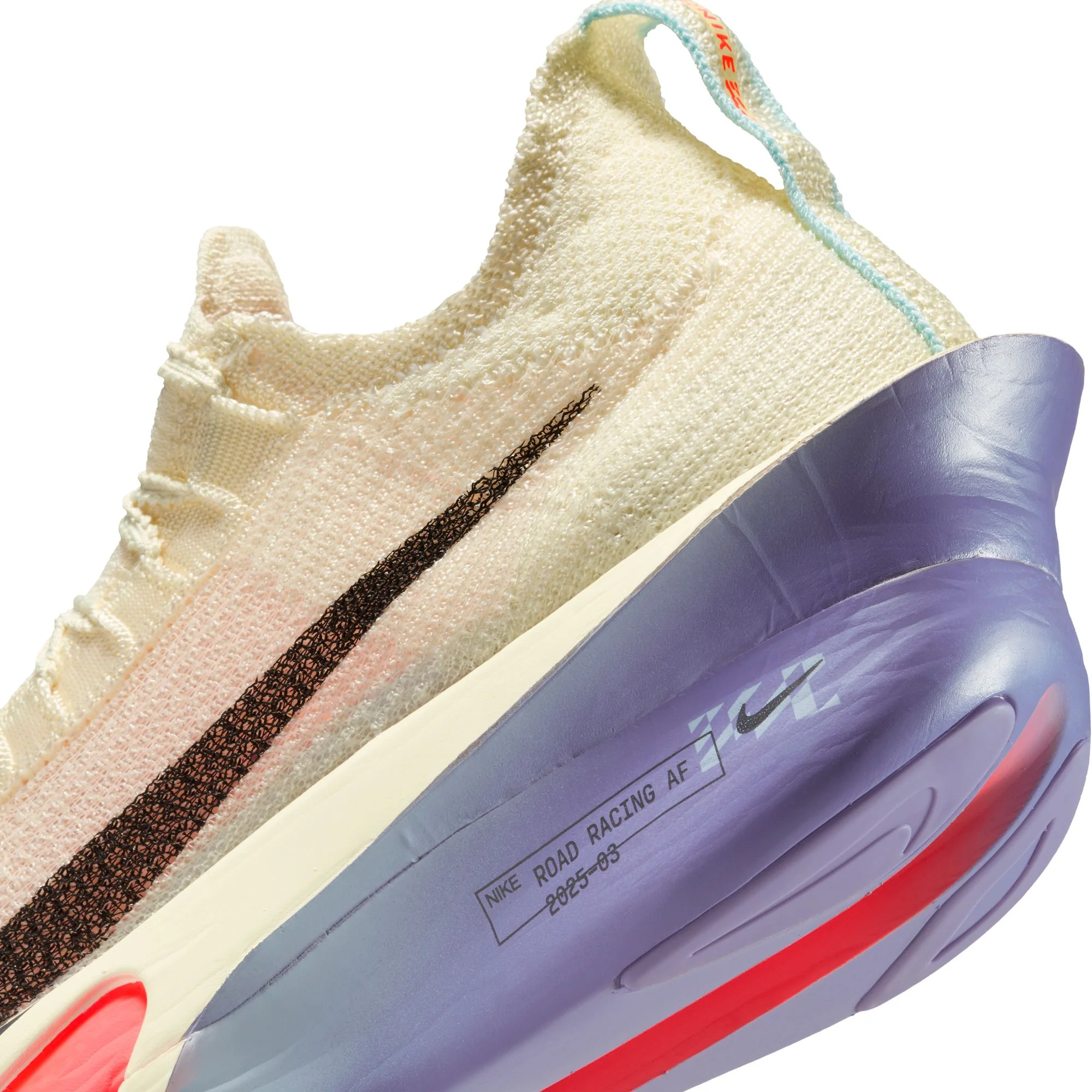 Women's Alphafly 3 Running Shoes Coconut Milk / Off Noir / Dusty Amethyst - Image 8