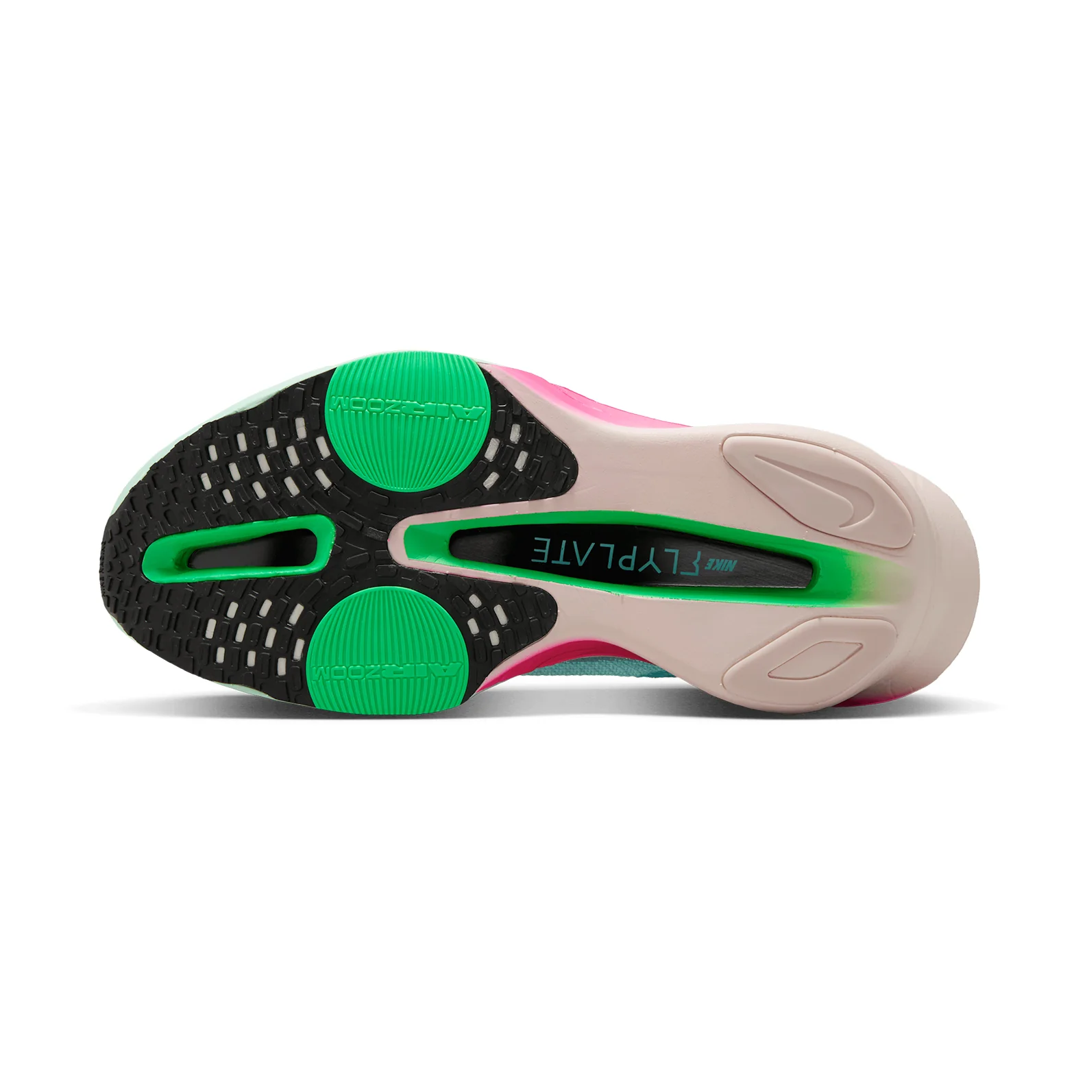 Women's Alphafly 3 Running Shoes Glacier Blue / Mint Foam / Green Shock / Black - Image 4