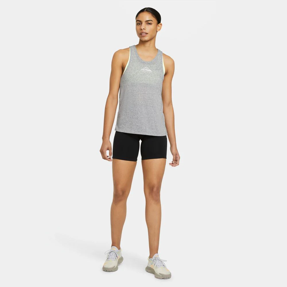 Nike Women's City Sleek Trail Tank Smoke Grey / Grey Fog / Heather - Image 4