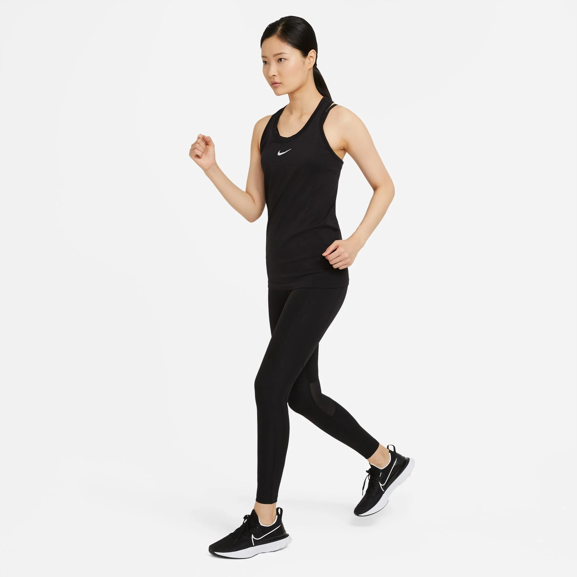 Nike Women's Epic Fast Mid-Rise Pocket Running Tight Black - Image 3