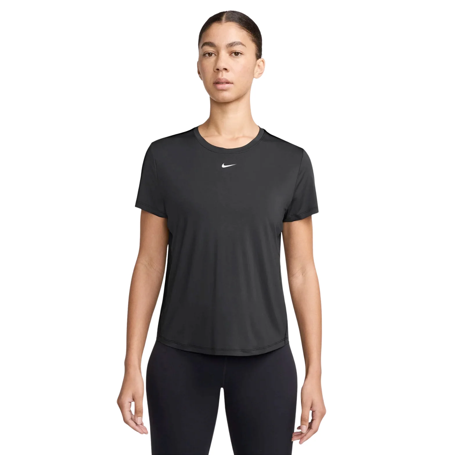 Women's One Dri-FIT Classic Tee Black / White