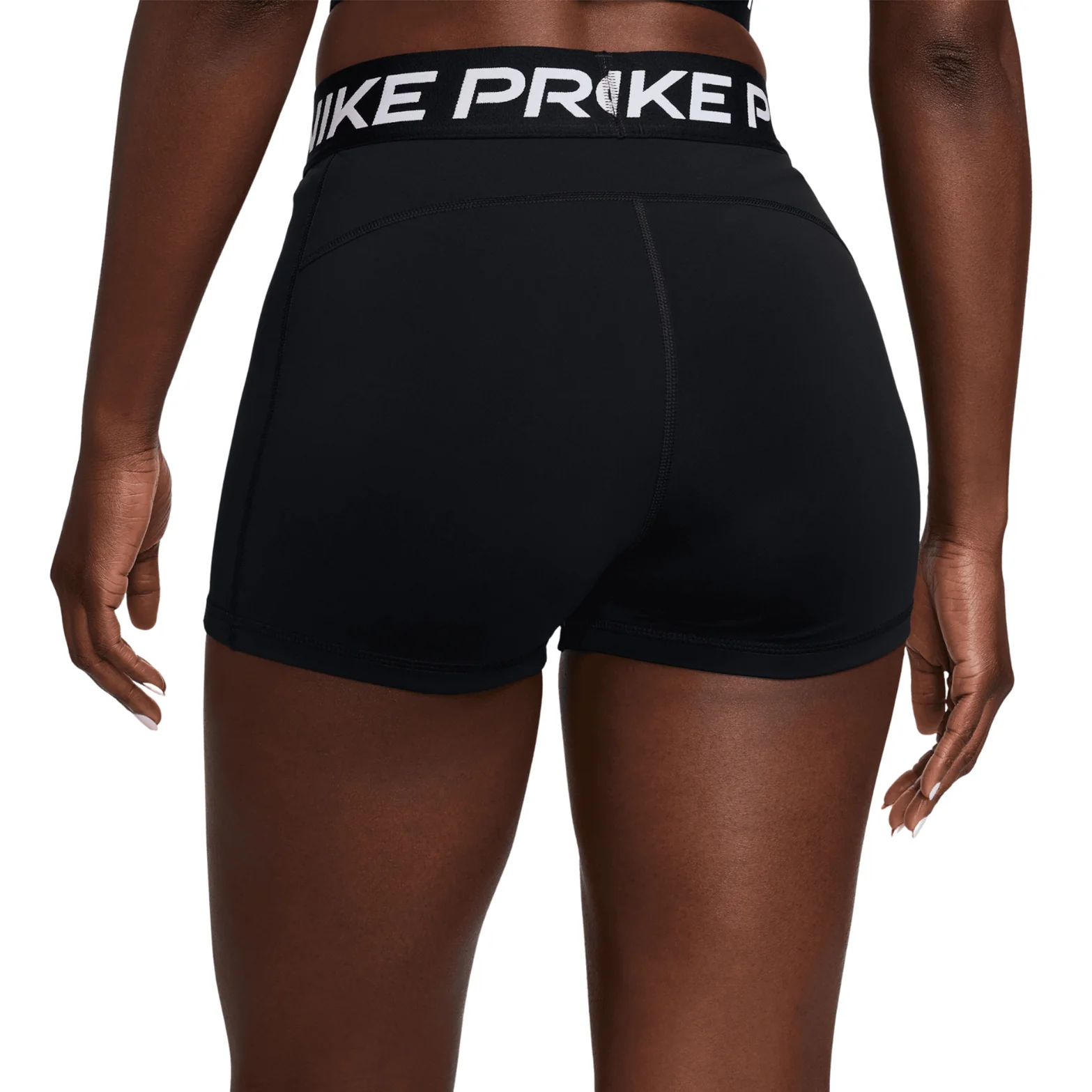 Women's Pro Leak Protection: Period 3 Inch Short Black / White - Image 3