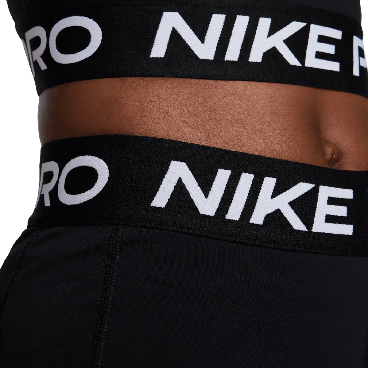 Women's Pro Leak Protection: Period 3 Inch Short Black / White - Image 4