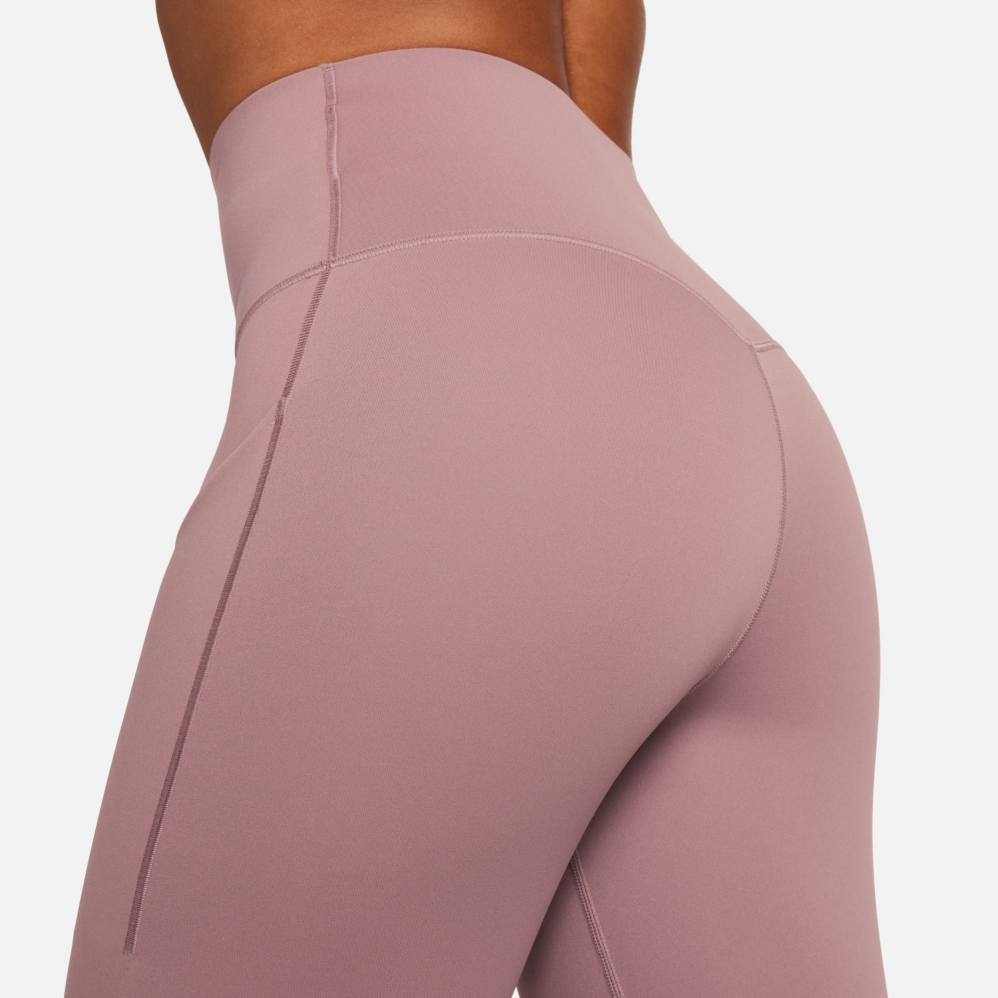 Women's Universa Medium-Support High-Waisted Full Length Leggings Smokey Mauve / Black - Image 5