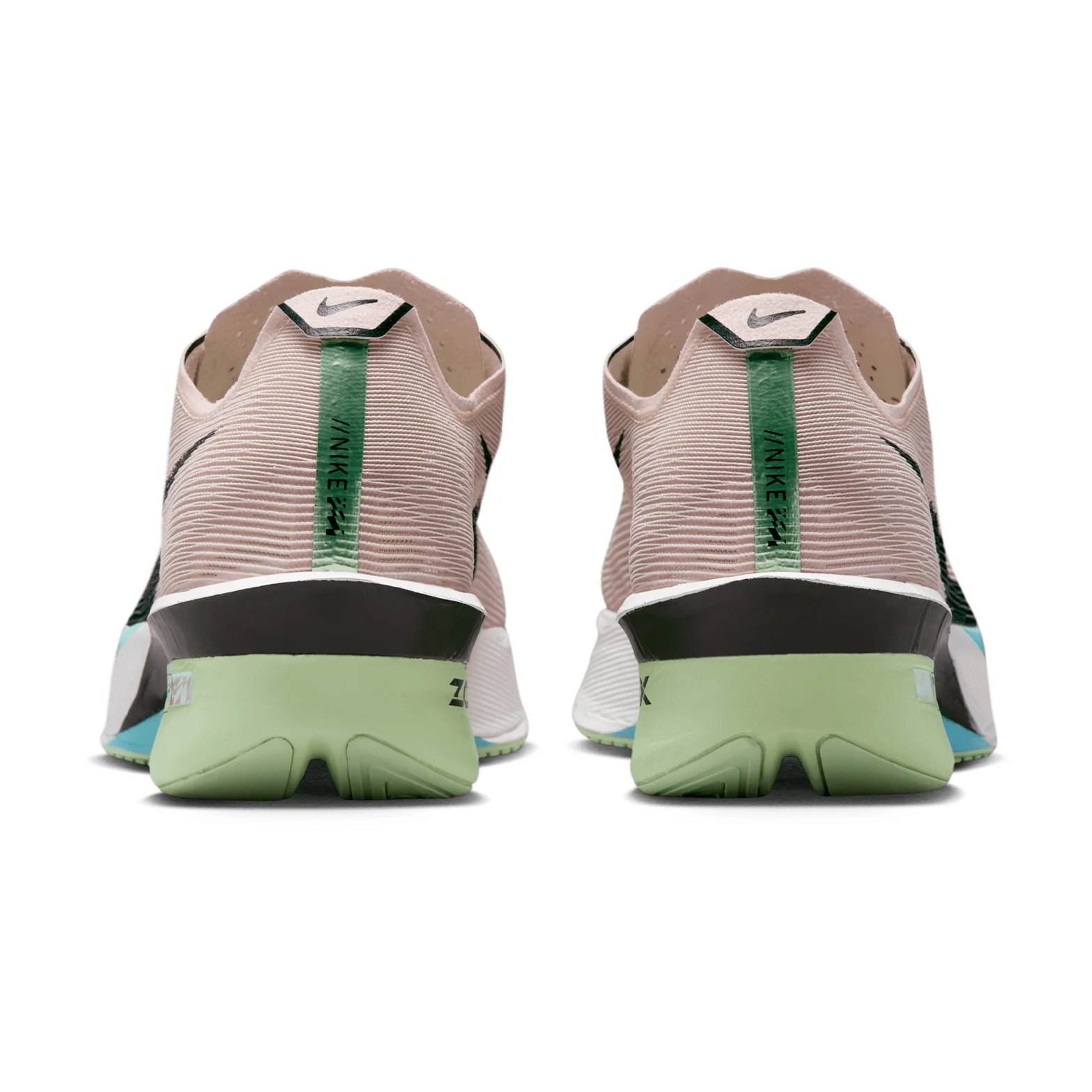 Women's Vaporfly 4 Running Shoes Silt Red / Black / Barely Volt / Pearl Pink - Image 5