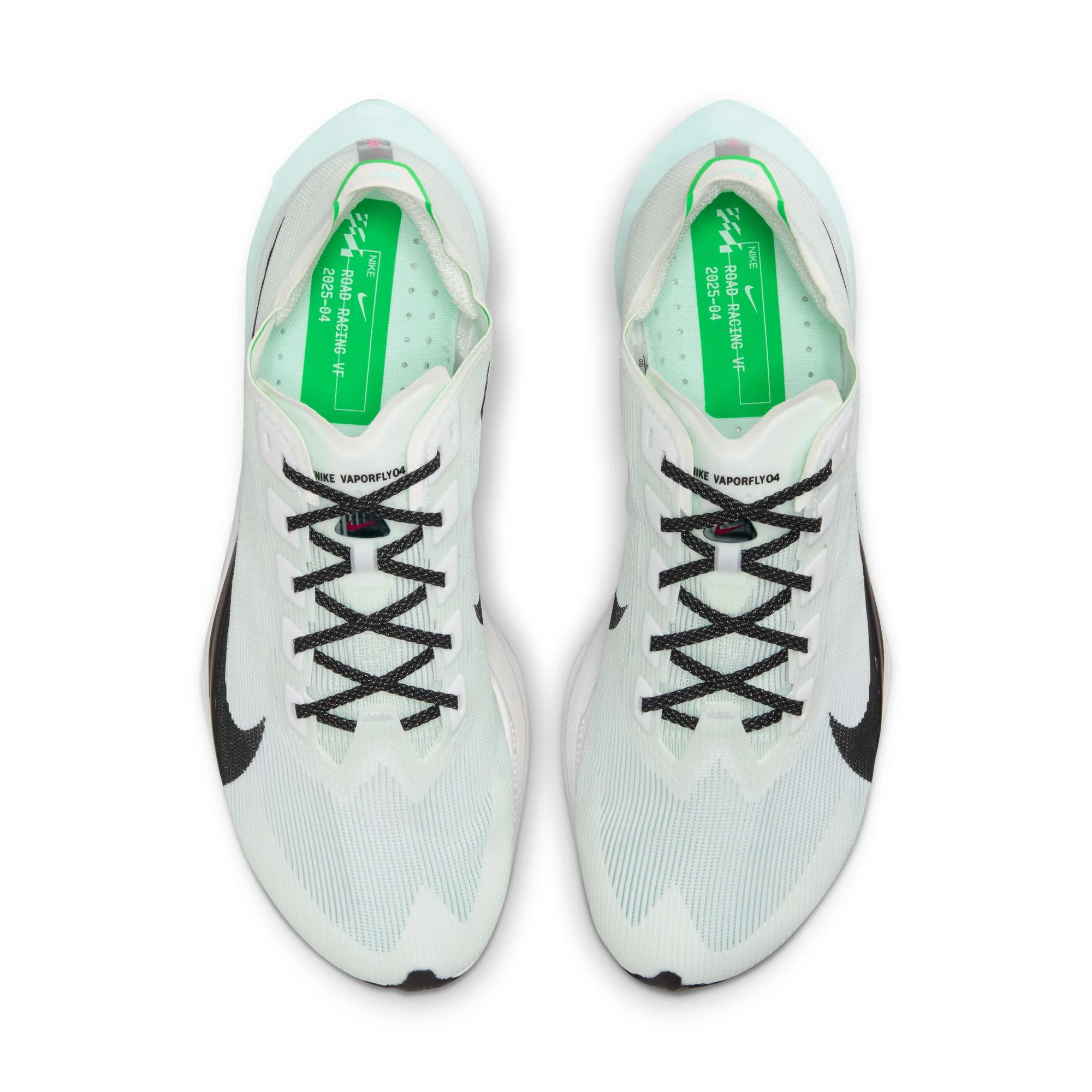 Women's Vaporfly 4 Running Shoes White / Hyper Pink / Mint Foam / Black - Image 3