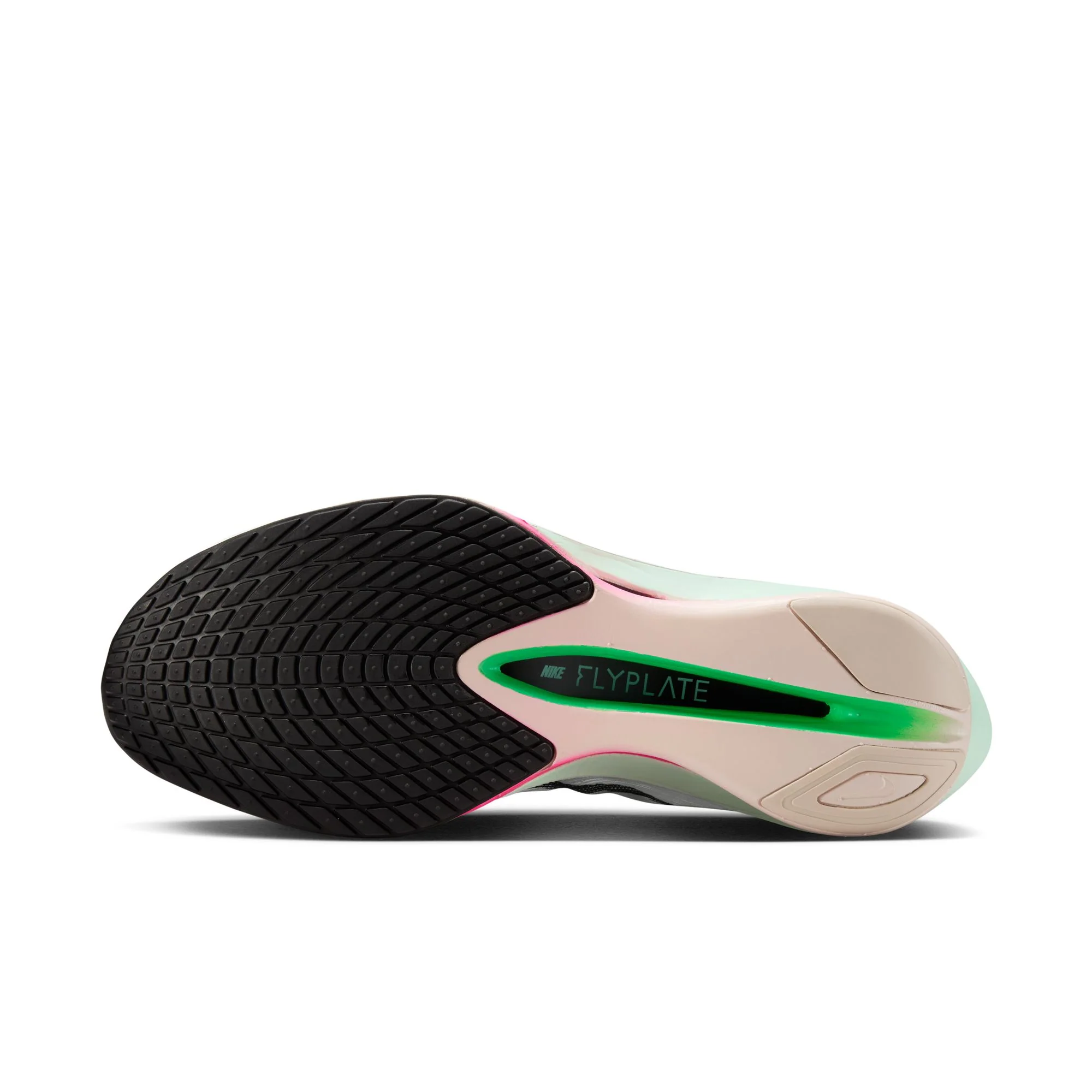 Women's Vaporfly 4 Running Shoes White / Hyper Pink / Mint Foam / Black - Image 4