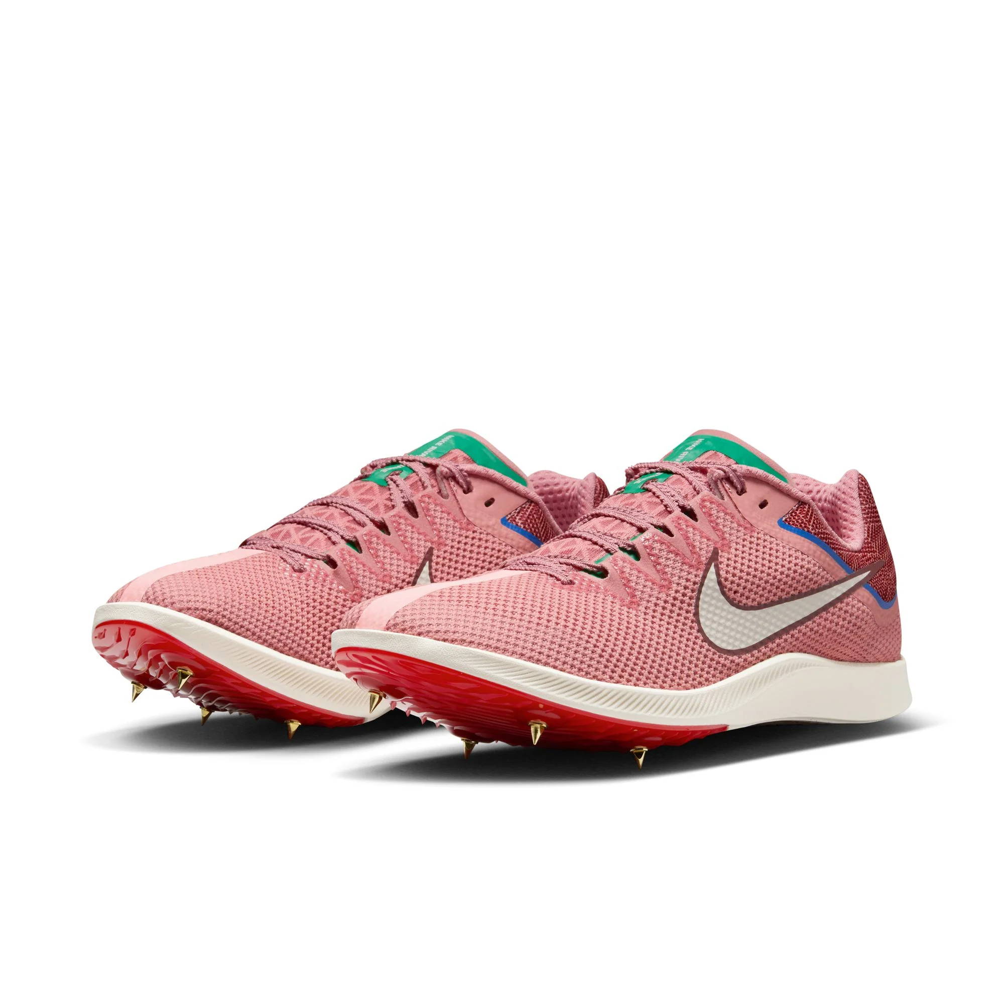 Nike Zoom Rival Distance Running Spikes Red Stardust / Malachite / University Red / Pale Ivory - Image 2