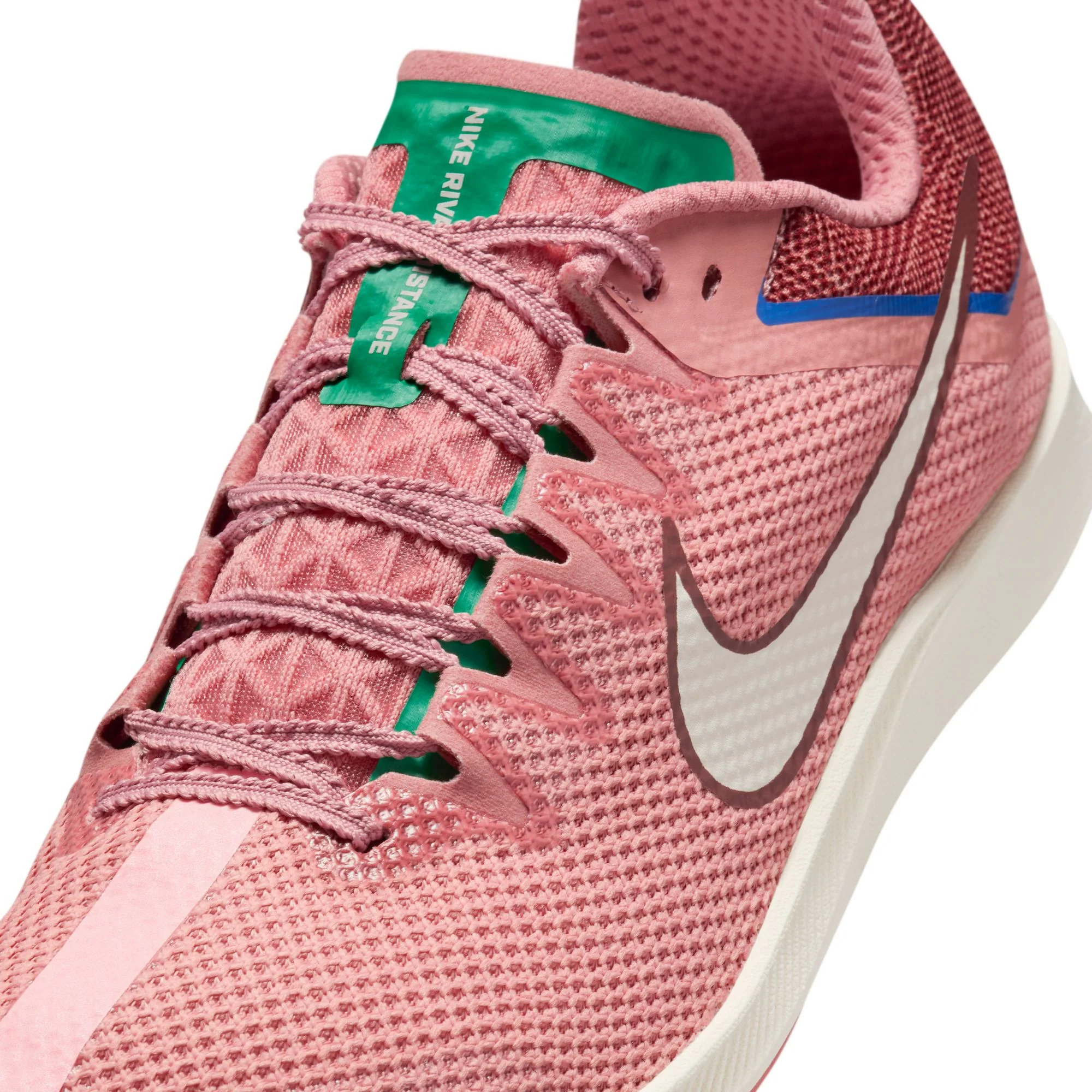 Nike Zoom Rival Distance Running Spikes Red Stardust / Malachite / University Red / Pale Ivory - Image 8