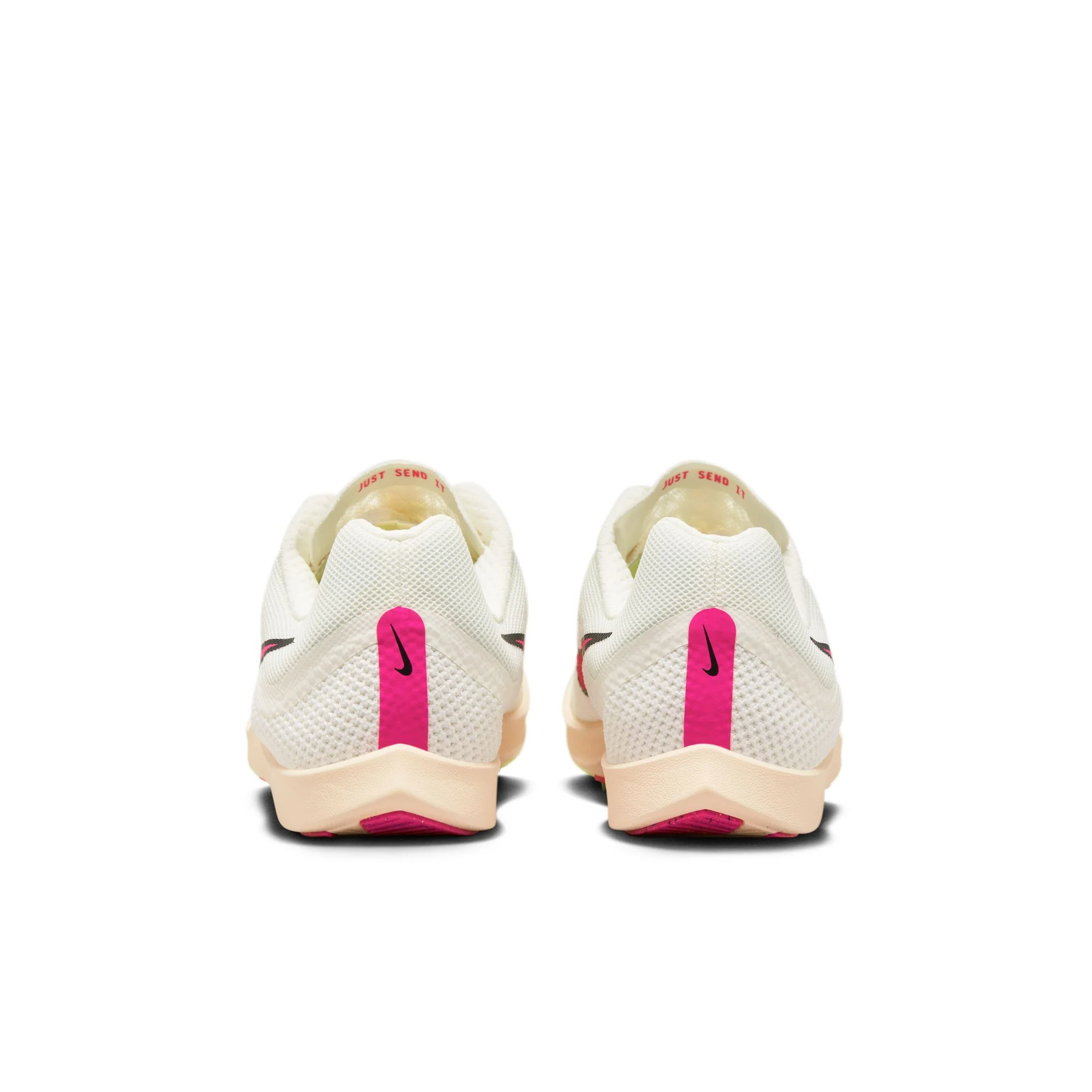 Nike Zoom Rival Distance Running Spikes Sail / Light Lemon Twist / Guava Ice / Fierce Pink - Image 4