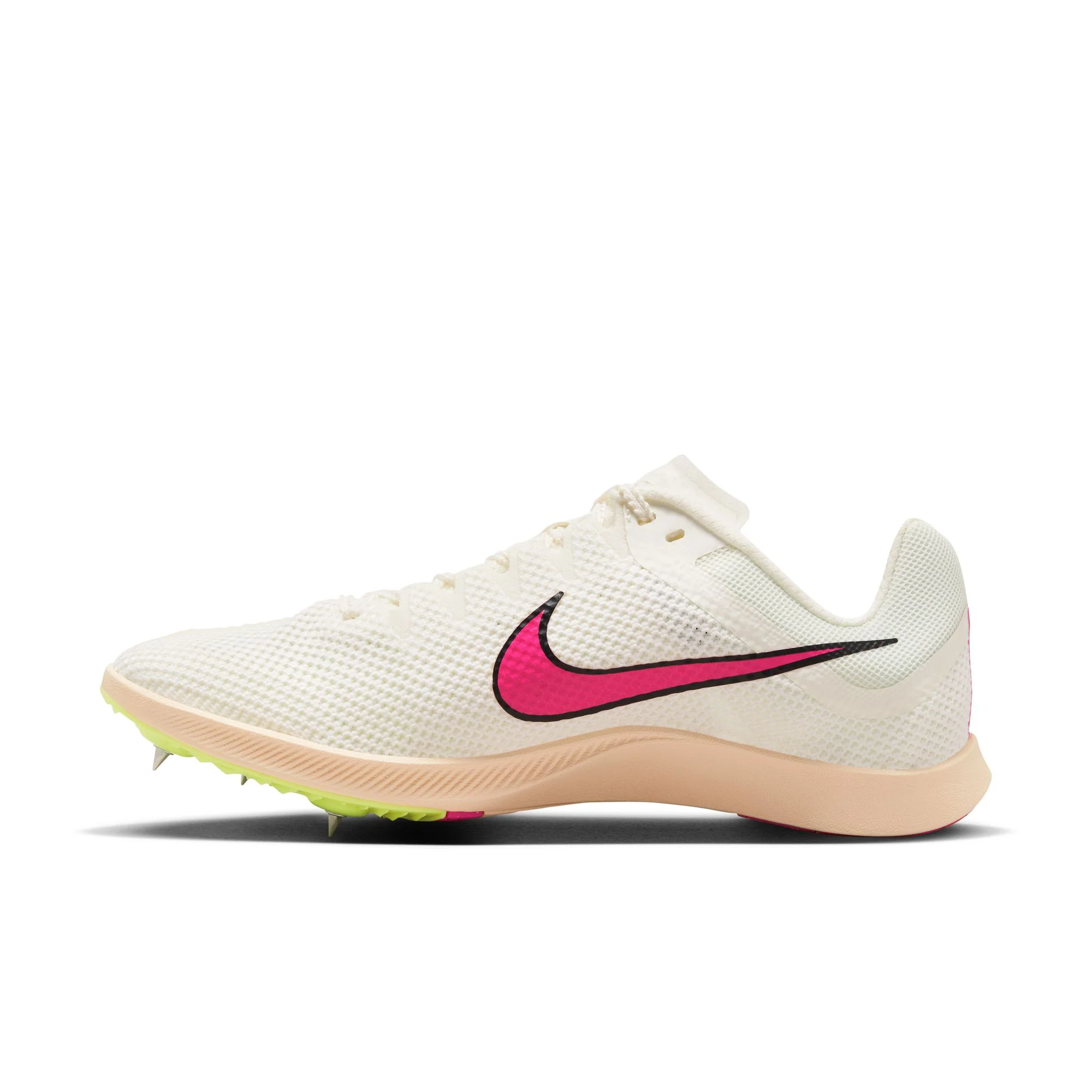 Nike Zoom Rival Distance Running Spikes Sail / Light Lemon Twist / Guava Ice / Fierce Pink - Image 5