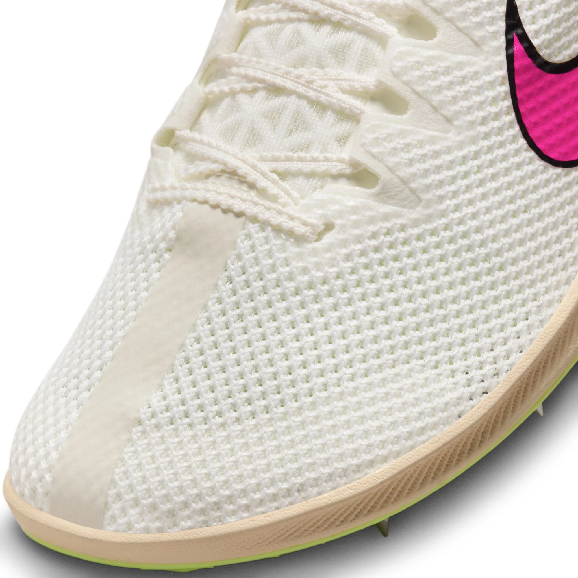 Nike Zoom Rival Distance Running Spikes Sail / Light Lemon Twist / Guava Ice / Fierce Pink - Image 7