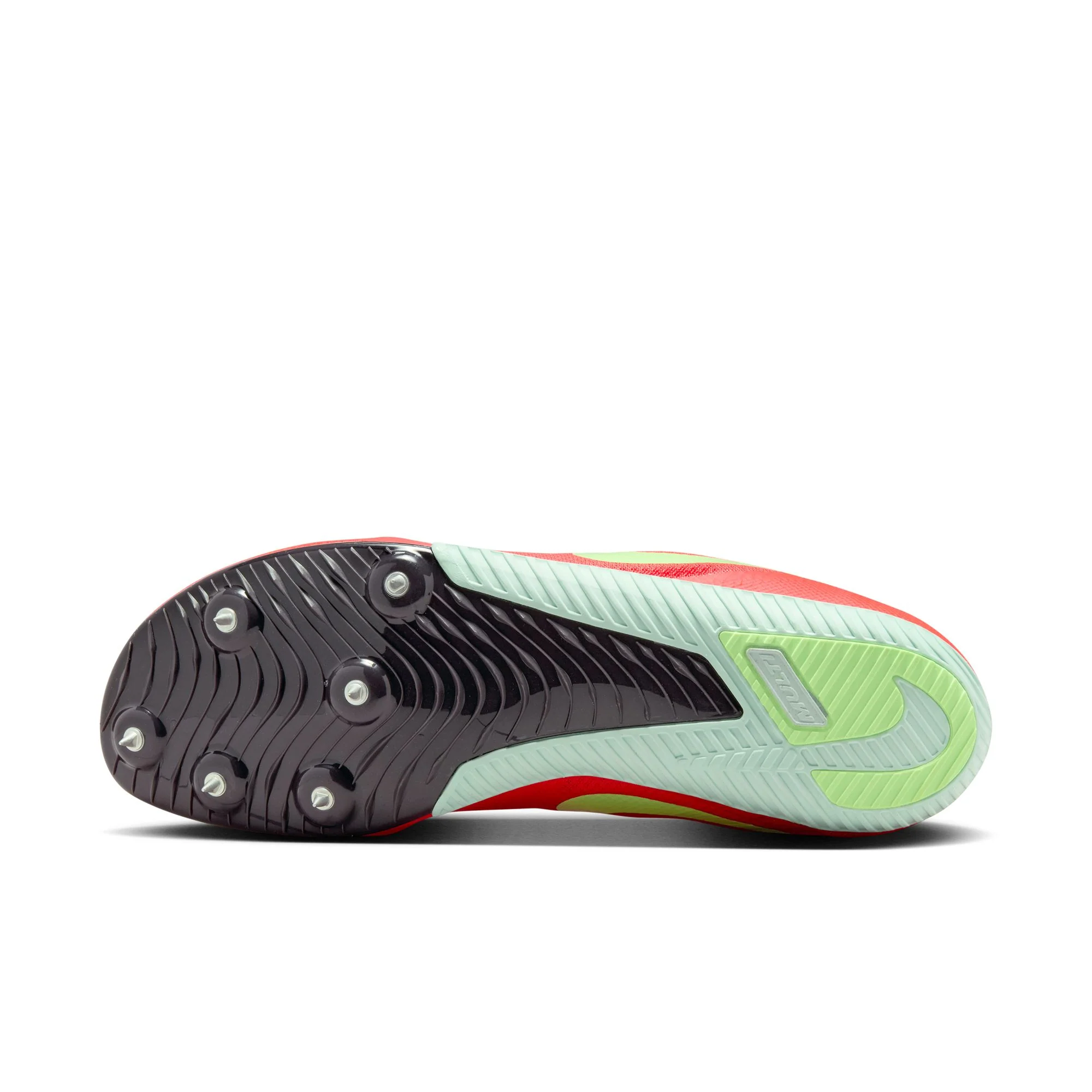 Nike Zoom Rival Multi-Event Running Spikes Bright Crimson / Washed Coral / Lime Blast - Image 6