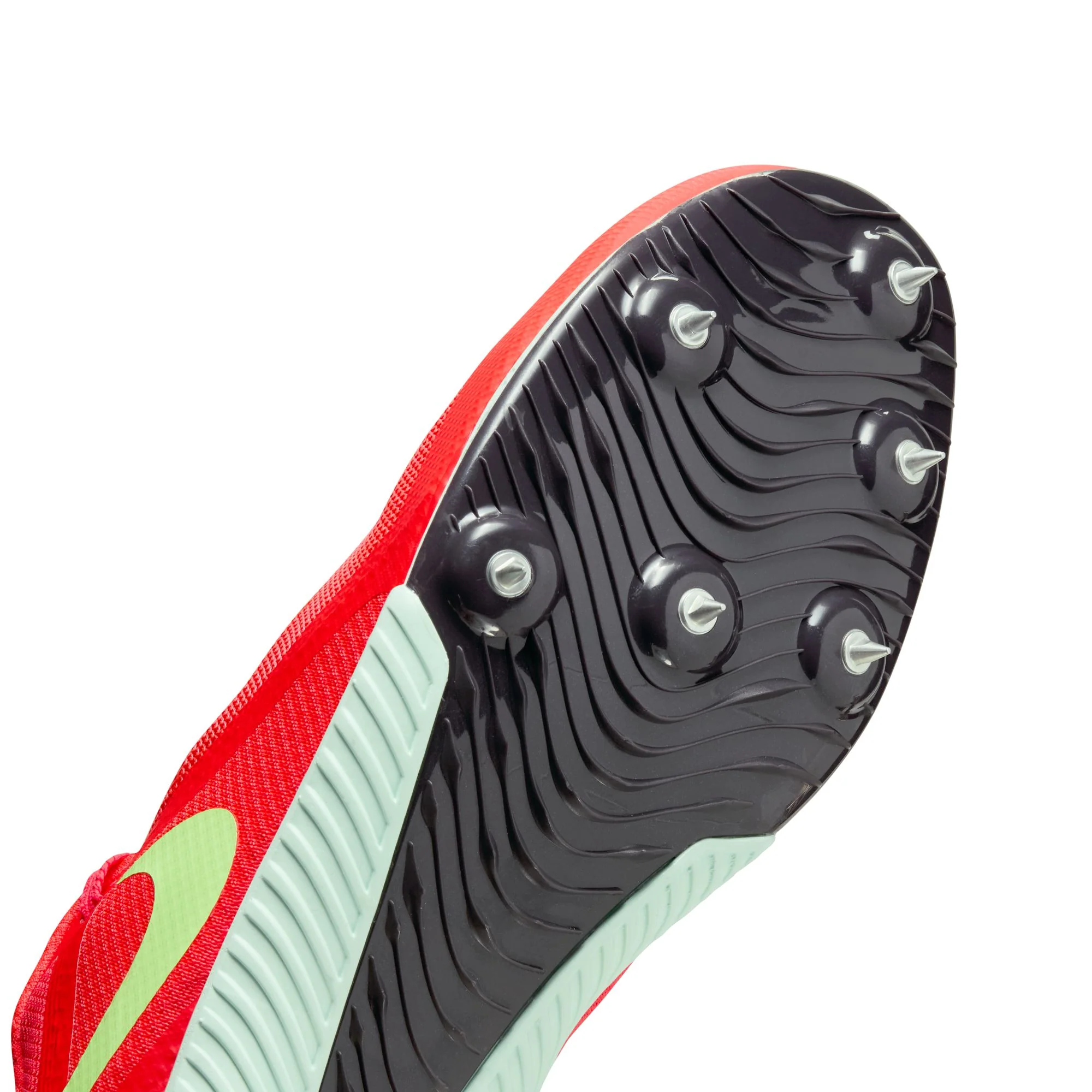 Nike Zoom Rival Multi-Event Running Spikes Bright Crimson / Washed Coral / Lime Blast - Image 7
