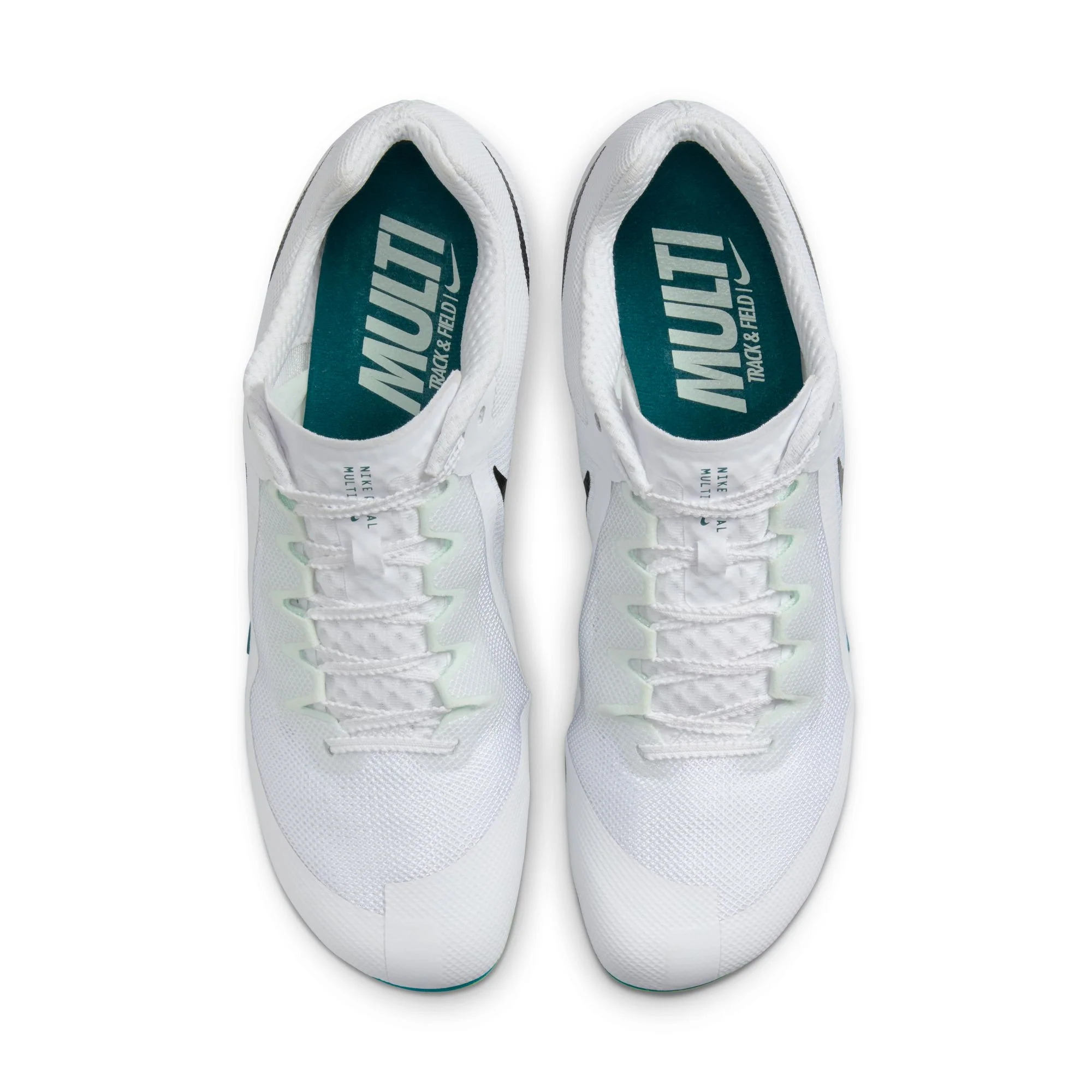 Nike Zoom Rival Multi-Event Running Spikes White / Bright Spruce / Vapor Green / Black - Image 4