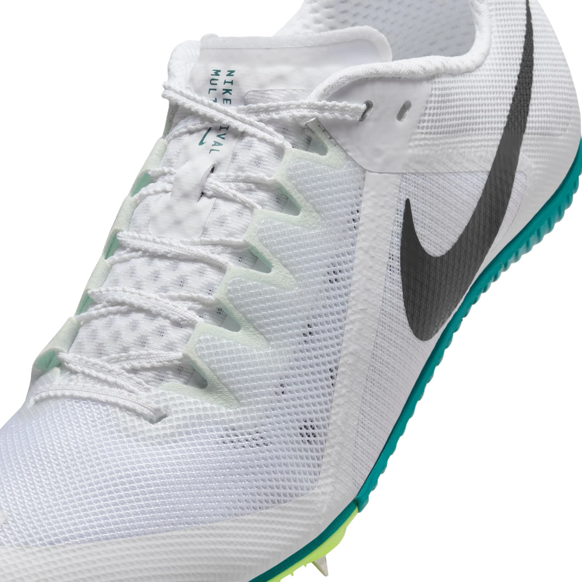Nike Zoom Rival Multi-Event Running Spikes White / Bright Spruce / Vapor Green / Black - Image 8