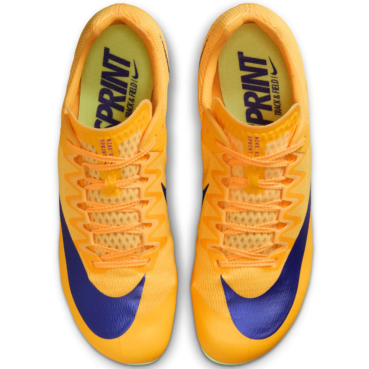Zoom Rival Sprint Running Spikes Citron Pulse / Indigo Burst / Hyper Violet - Image 4