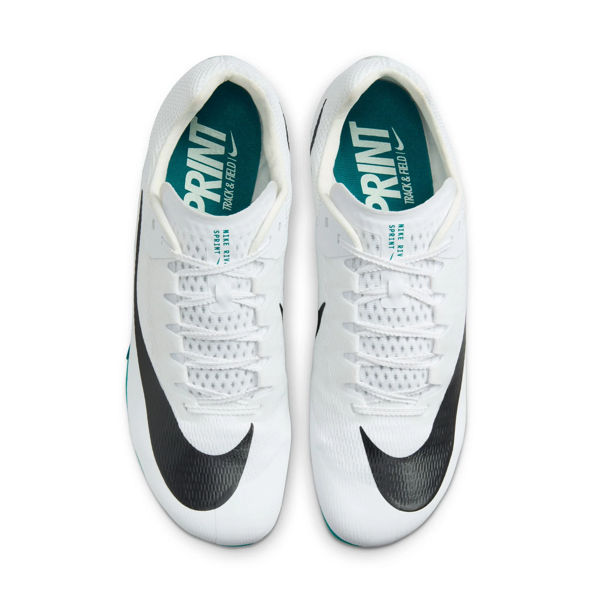 Nike Zoom Rival Sprint Running Spikes White / Bright Spruce / Vapor Green / Black - Image 4
