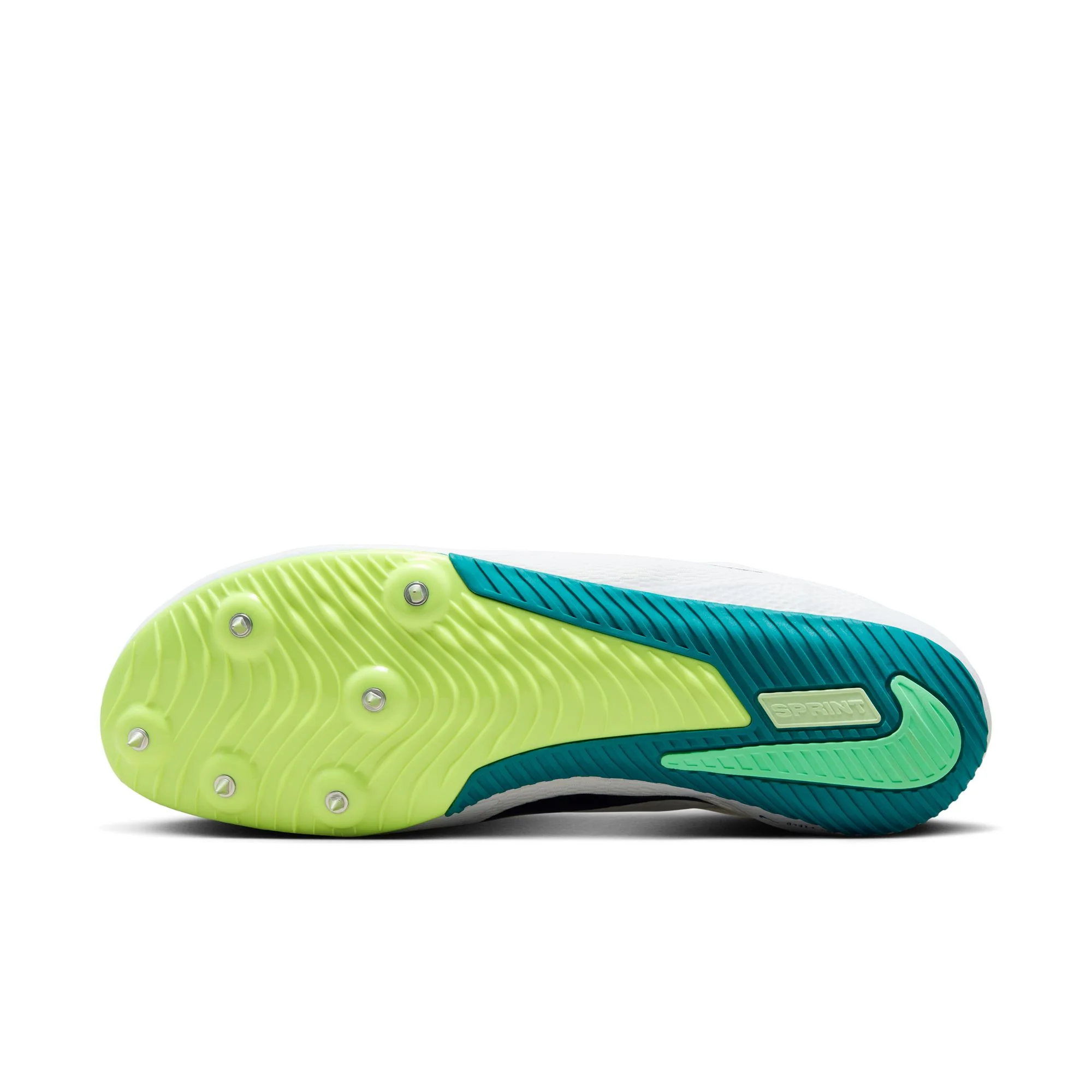 Nike Zoom Rival Sprint Running Spikes White / Bright Spruce / Vapor Green / Black - Image 6