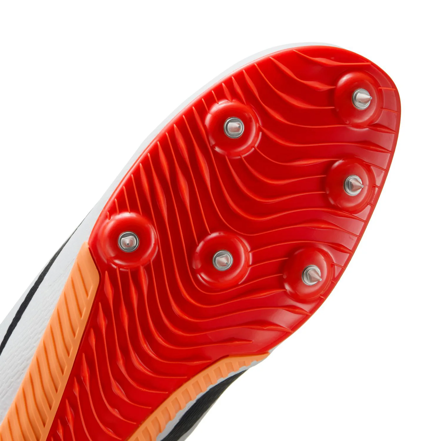 Zoom Rival Sprint Running Spikes White / Obsidian / Bright Crimson / Hyper Turquoise - Image 7