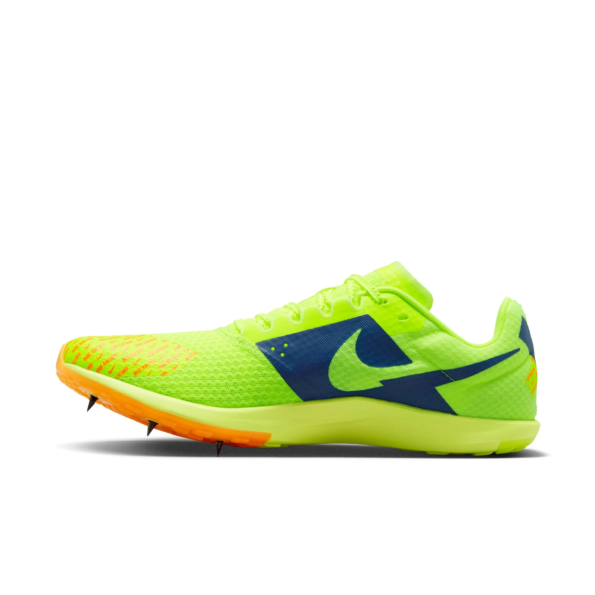 Nike Zoom Rival XC 6 Running Spikes Volt / Concord / Total Orange - Image 5