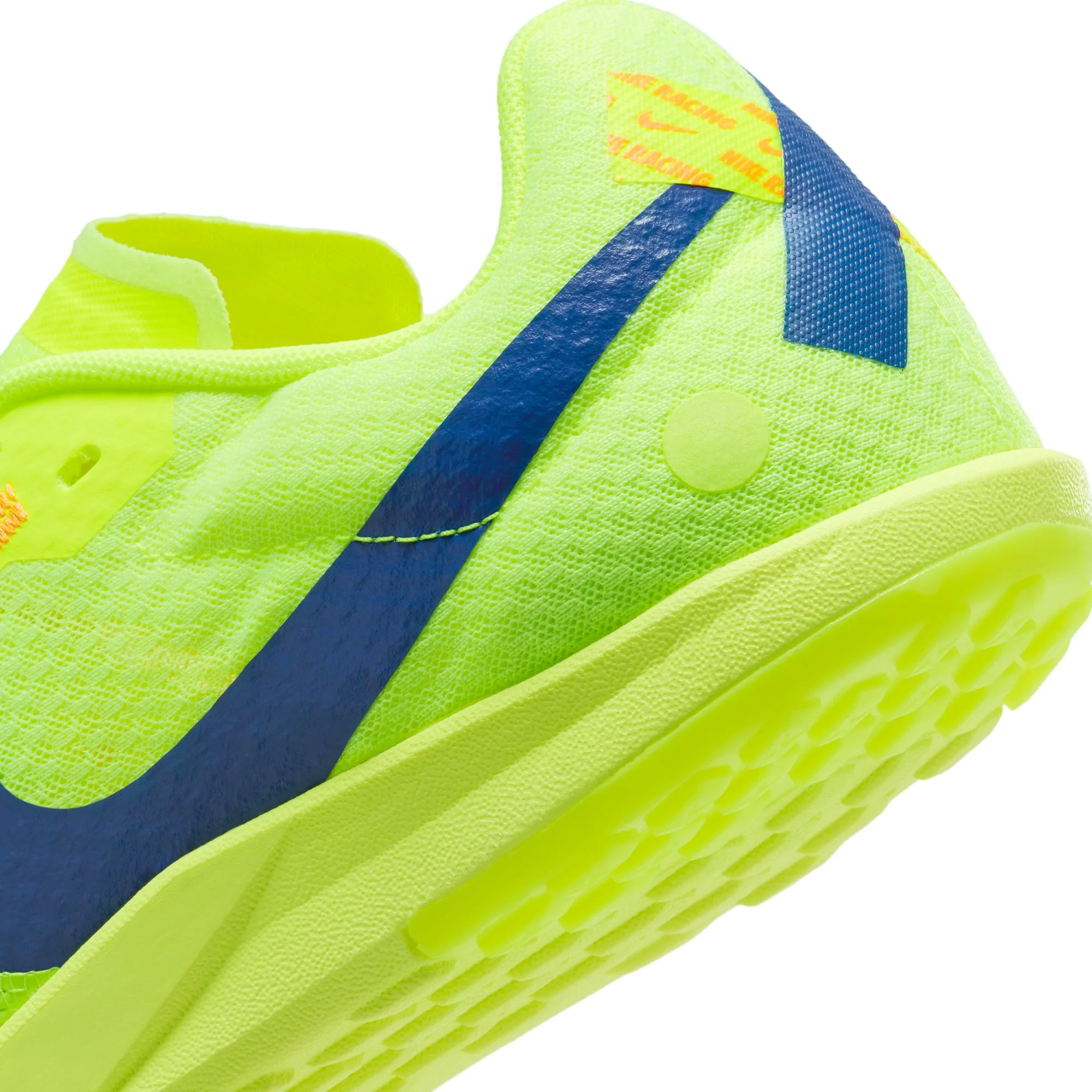 Nike Zoom Rival XC 6 Running Spikes Volt / Concord / Total Orange - Image 9