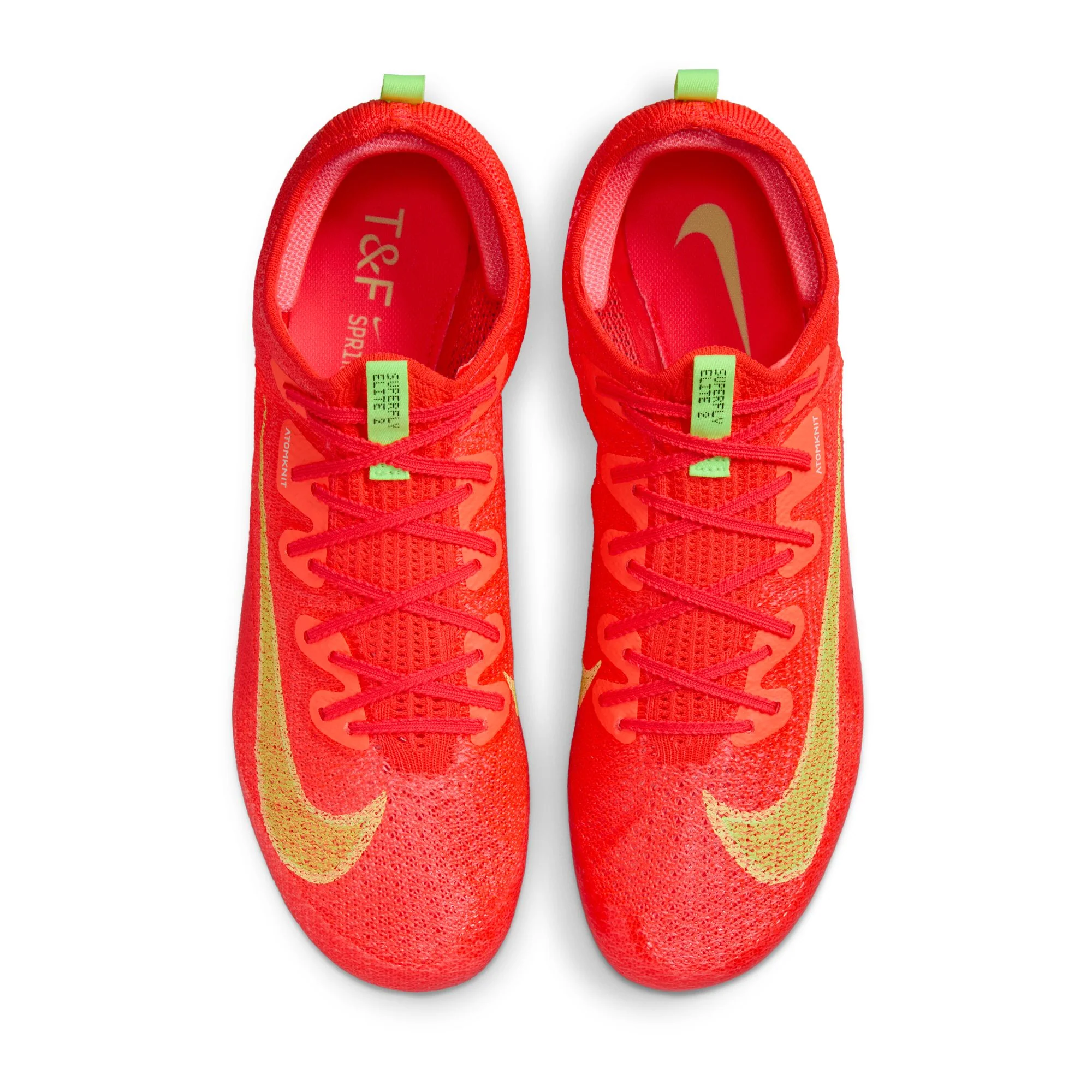 Nike Zoom Superfly Elite 2 Spikes Bright Crimson / Lime Blast / Mint Foam / Washed Coral - Image 4