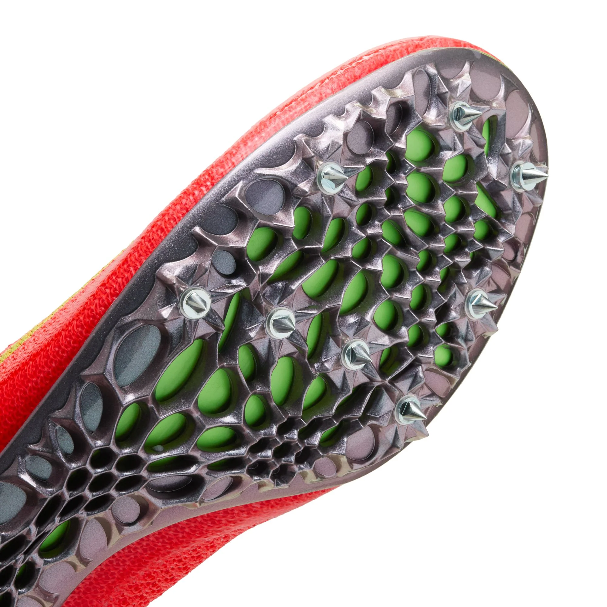 Nike Zoom Superfly Elite 2 Spikes Bright Crimson / Lime Blast / Mint Foam / Washed Coral - Image 7
