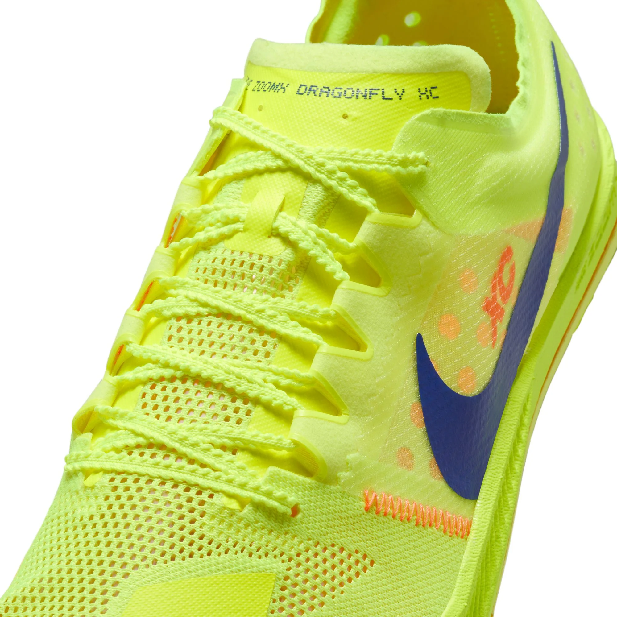 Nike ZoomX Dragonfly XC Running Spikes Volt / Total Orange / Concord - Image 8