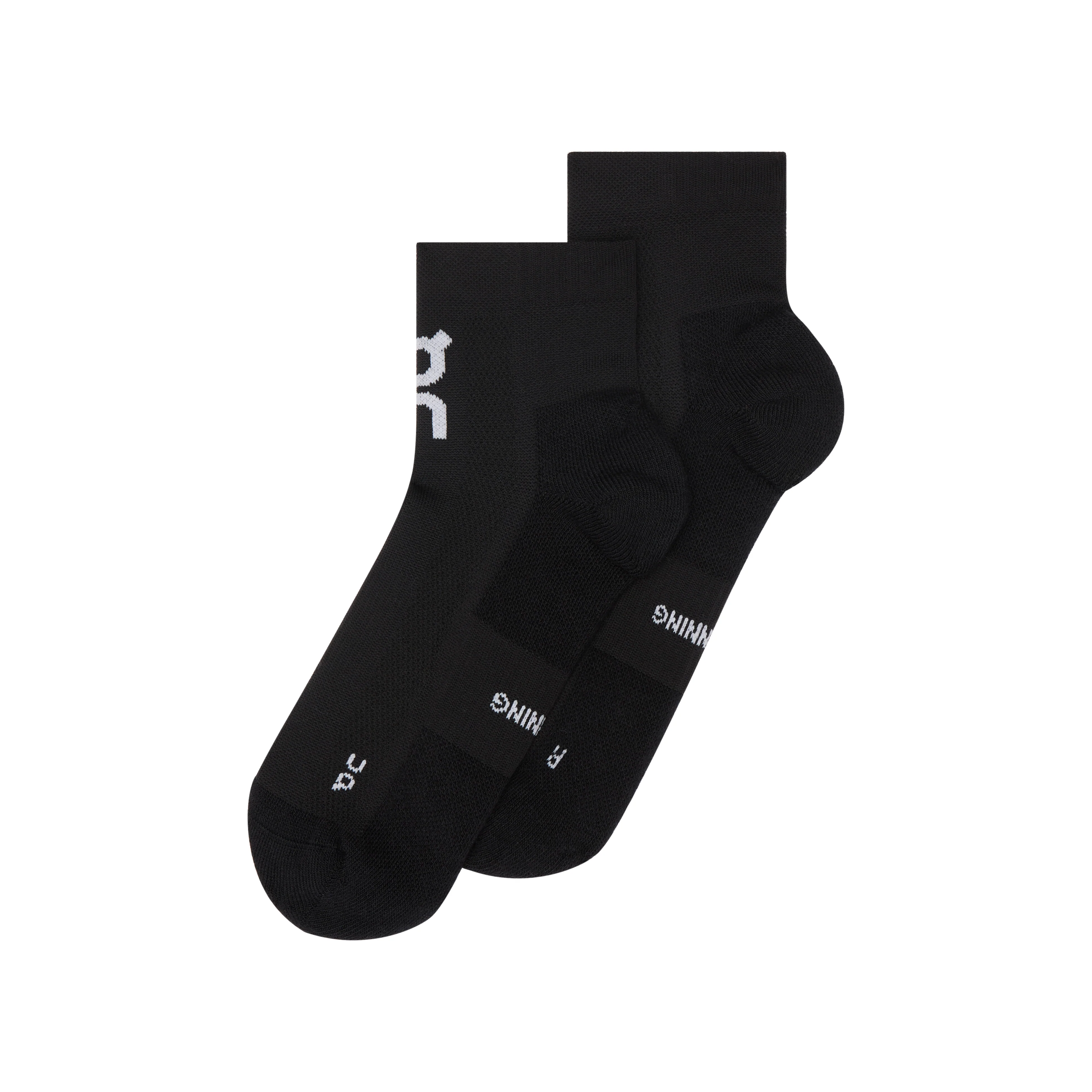 Core Run Mid Socks 2 Pack Black