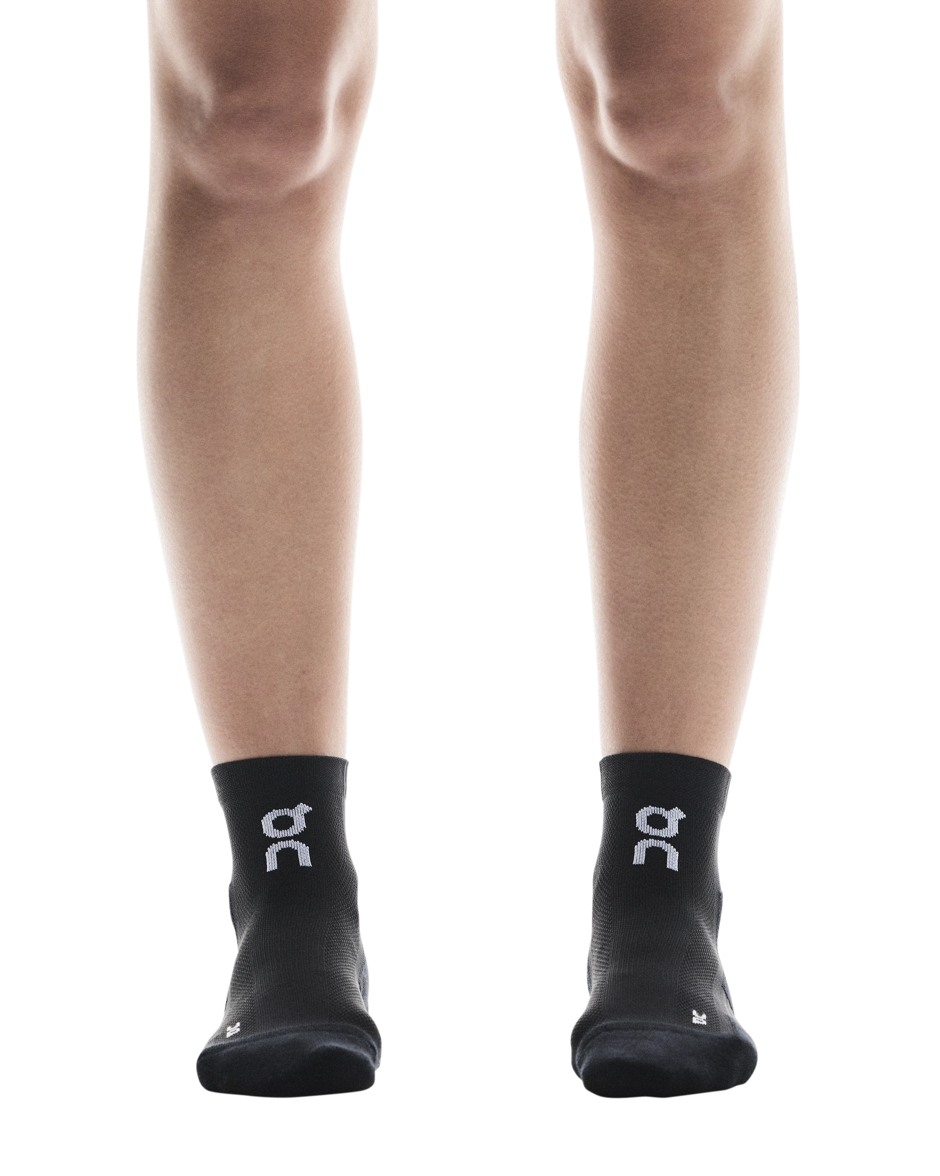 Core Run Mid Socks 2 Pack Black - Image 2