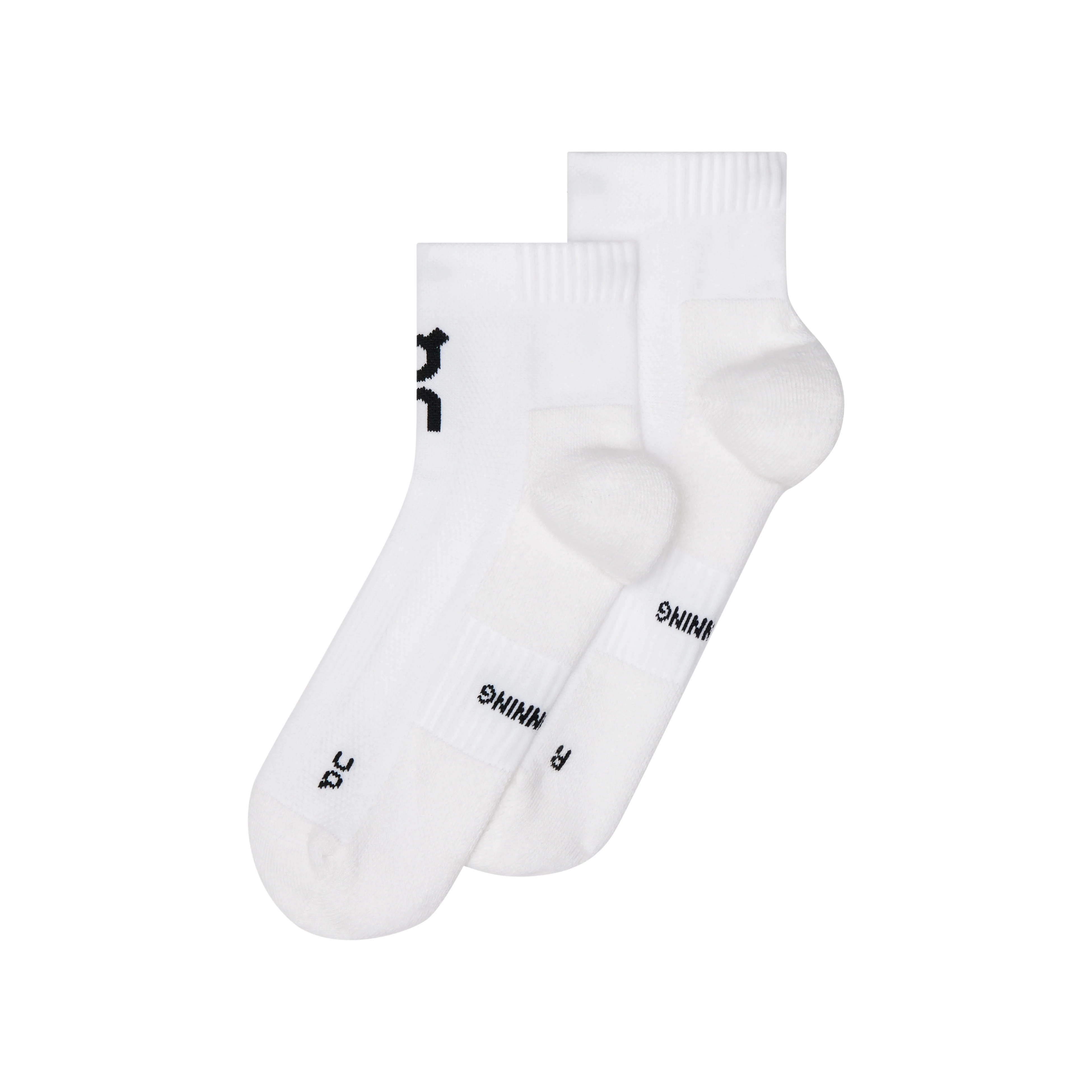 Core Run Mid Socks 2 Pack White