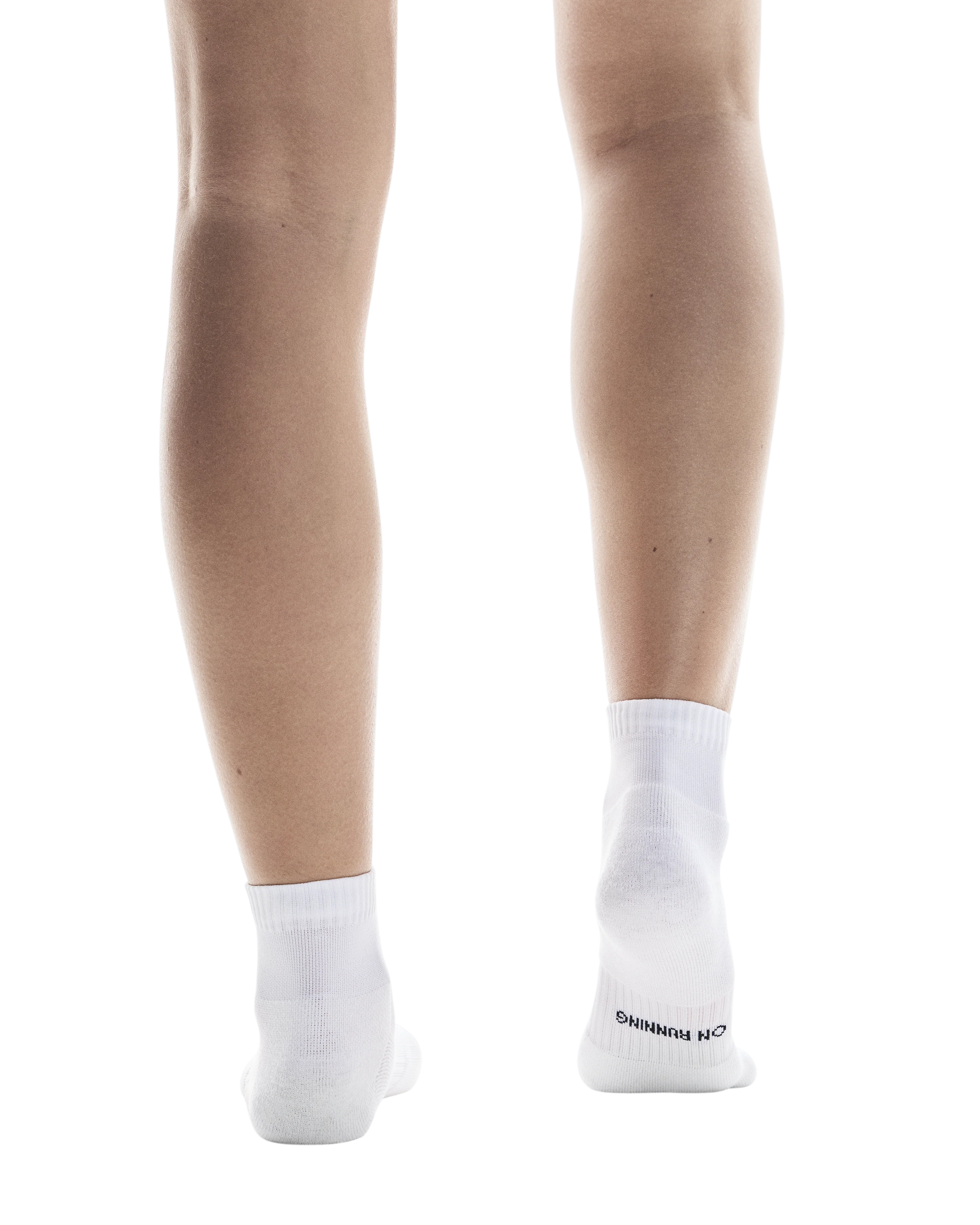 Core Run Mid Socks 2 Pack White - Image 3