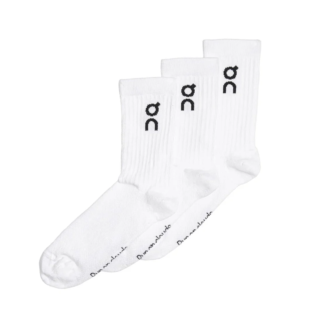 Logo Socks High 3 Pack White