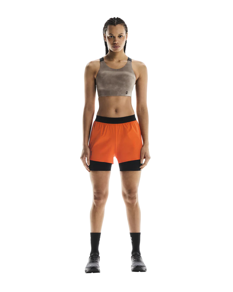 Women's 3 Inch Performance 2 in 1 Shorts Flame - Image 2