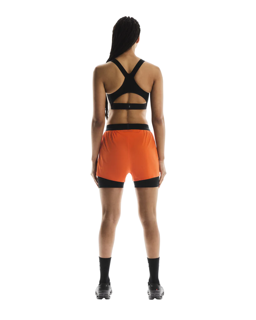 Women's 3 Inch Performance 2 in 1 Shorts Flame - Image 3