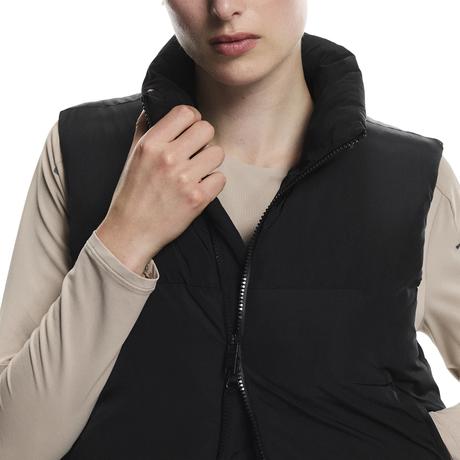 Women's All-Day Puffer Vest Black - Image 4