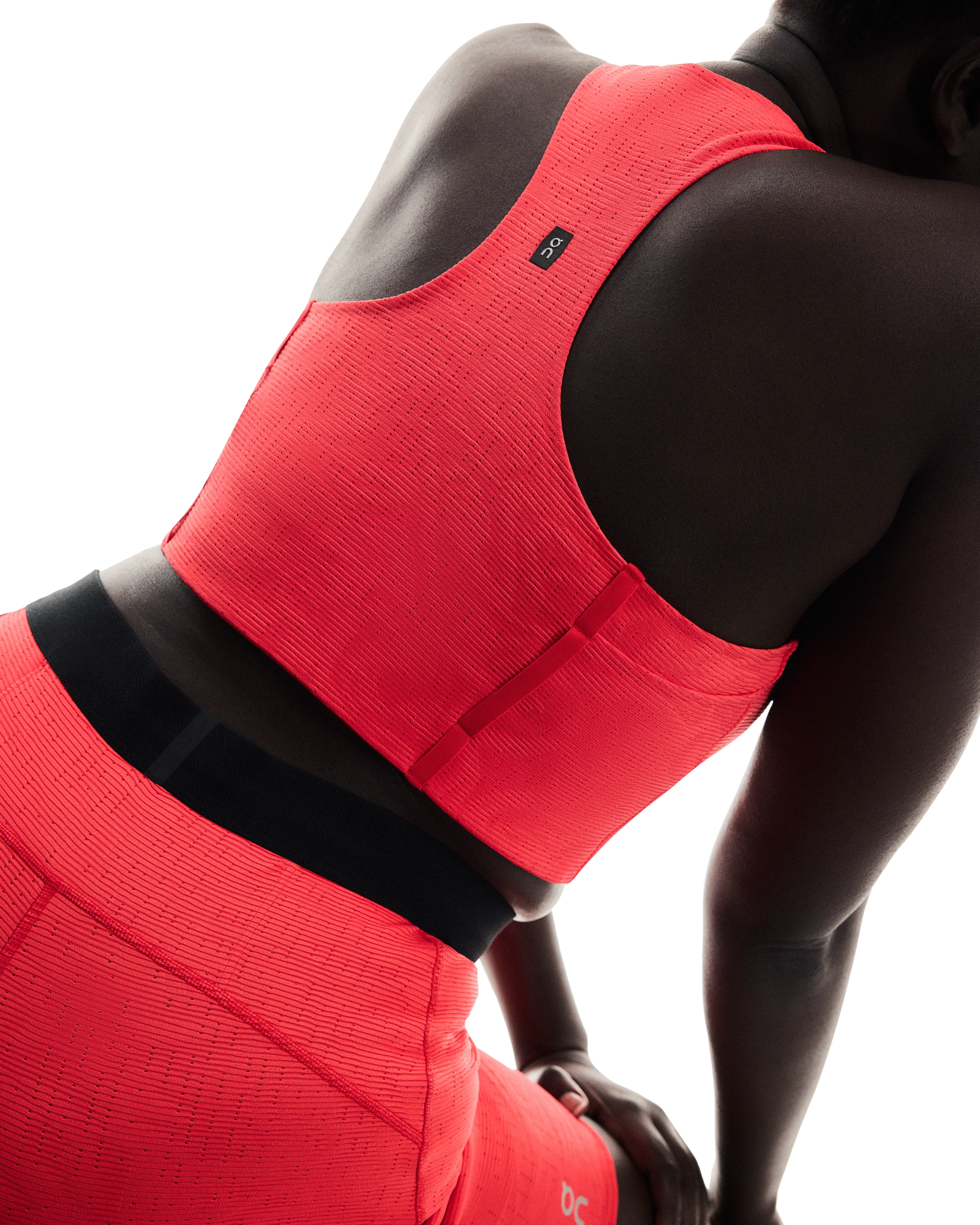 Women's Pace Pocket Bra Red - Image 2