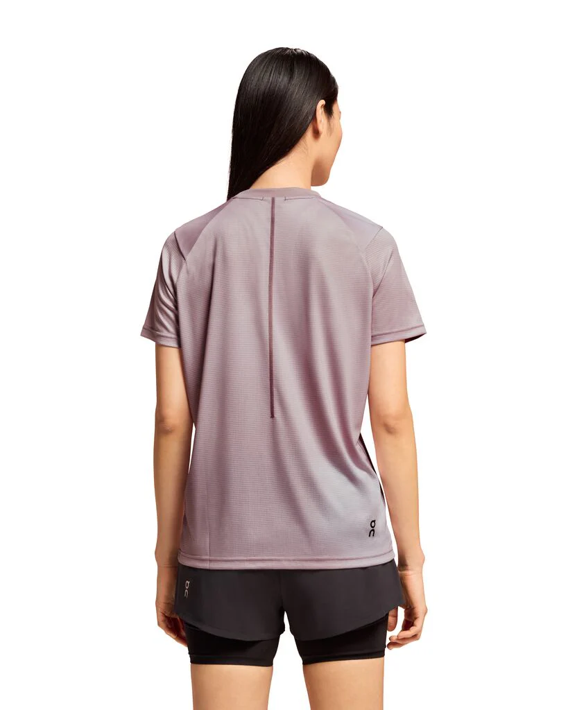 On Women's Pace Tee Mauve - Image 2