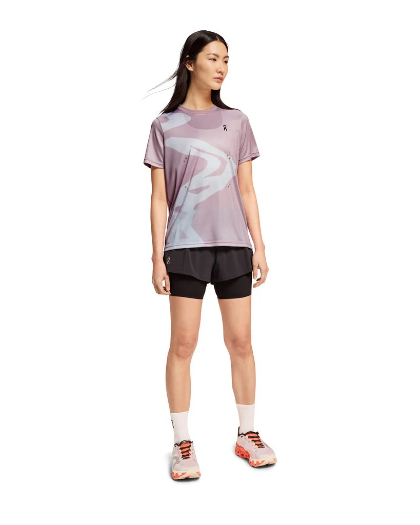 On Women's Pace Tee Mauve - Image 3