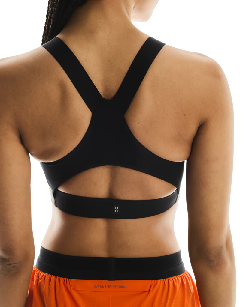 On Women's Performance Bra AOP Cinder / Black - Image 3