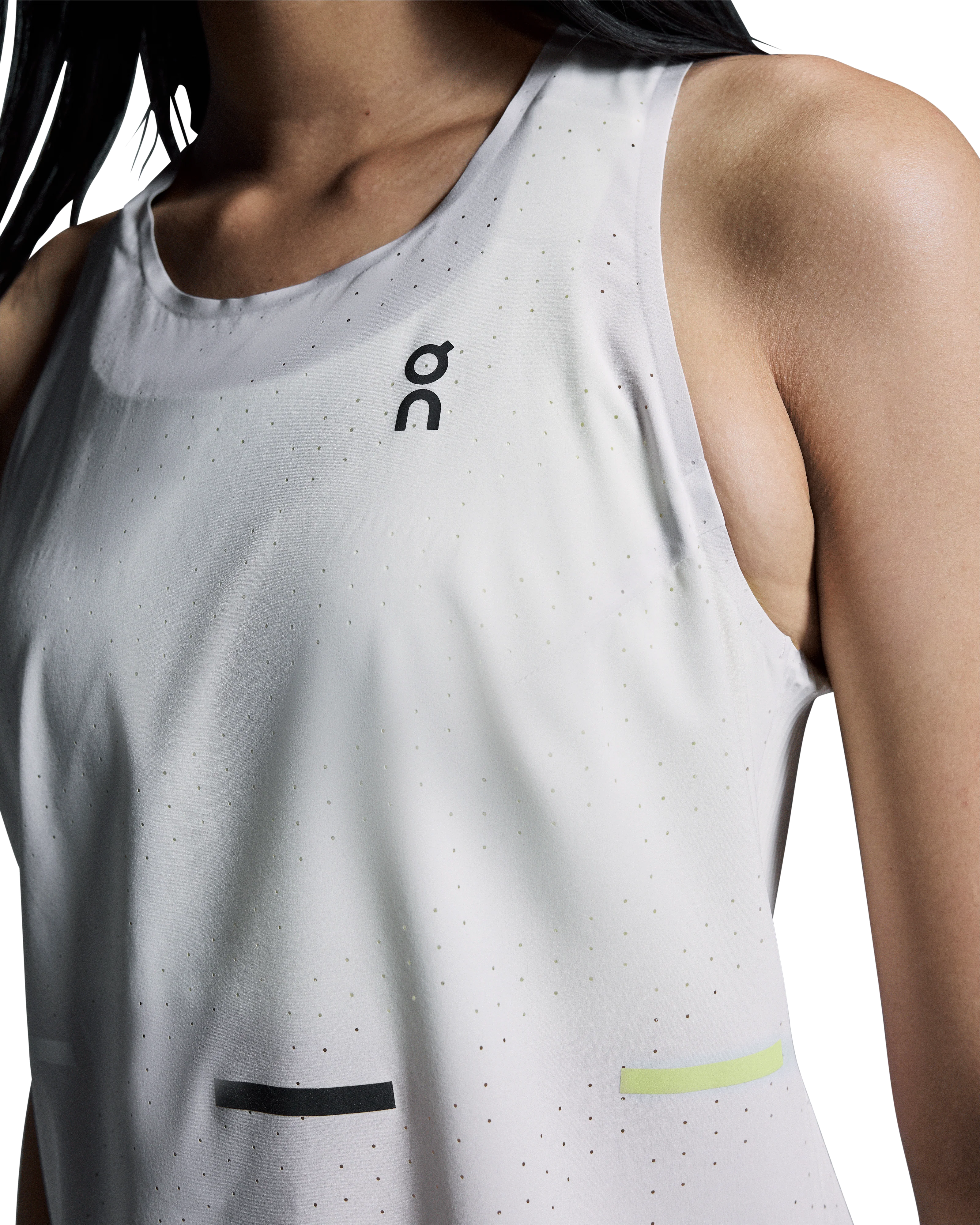 Women's Race Singlet Silver - Image 4