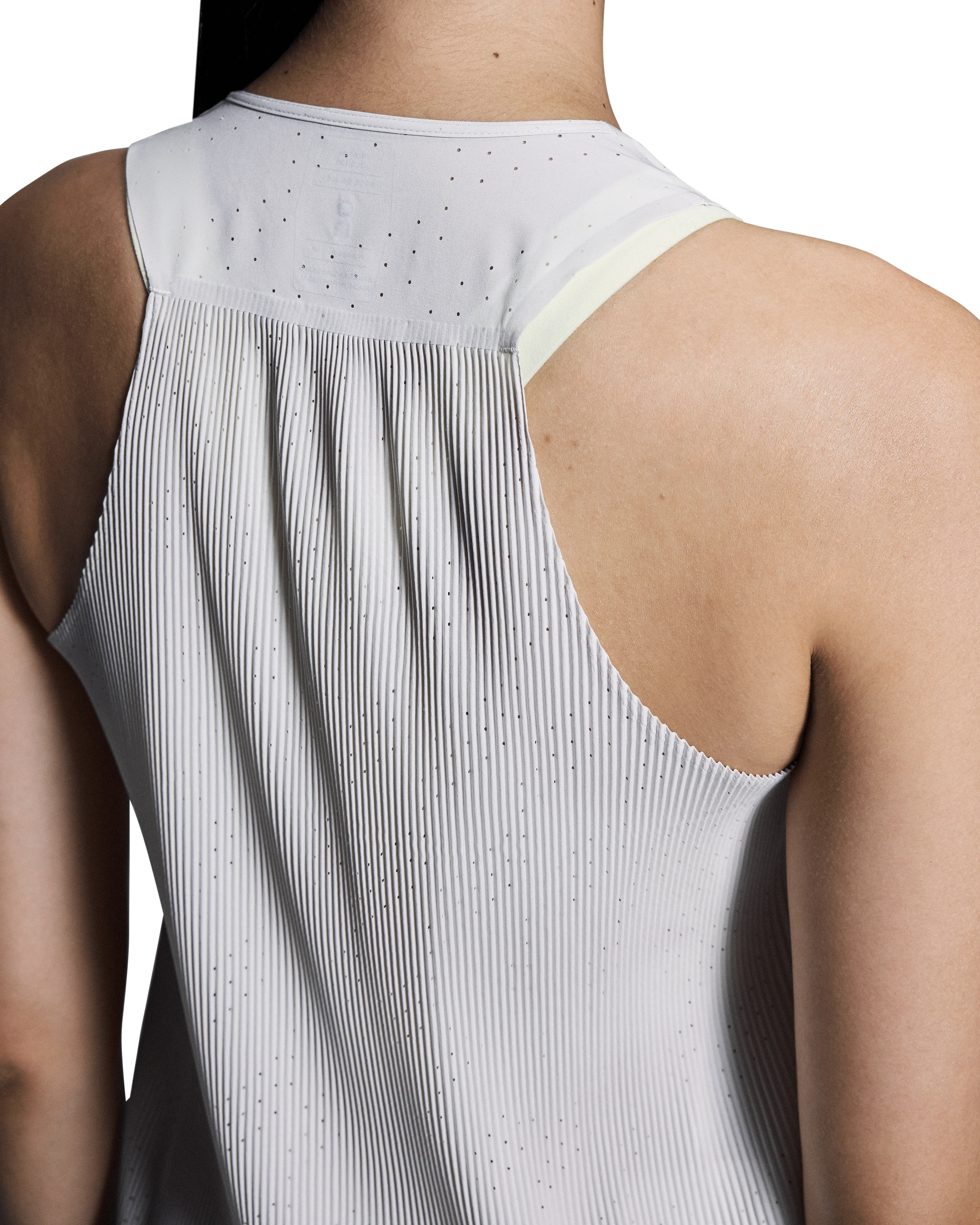 Women's Race Singlet Silver - Image 5