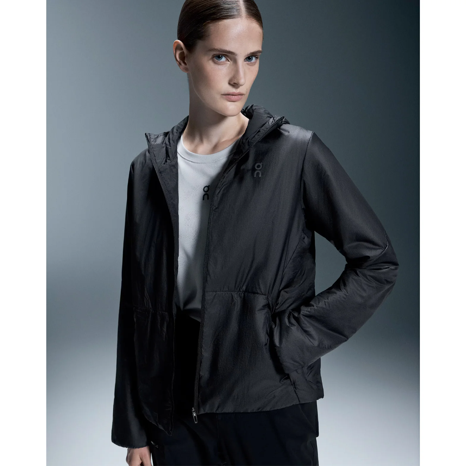 Women's Trek Jacket Insulated Black - Image 7