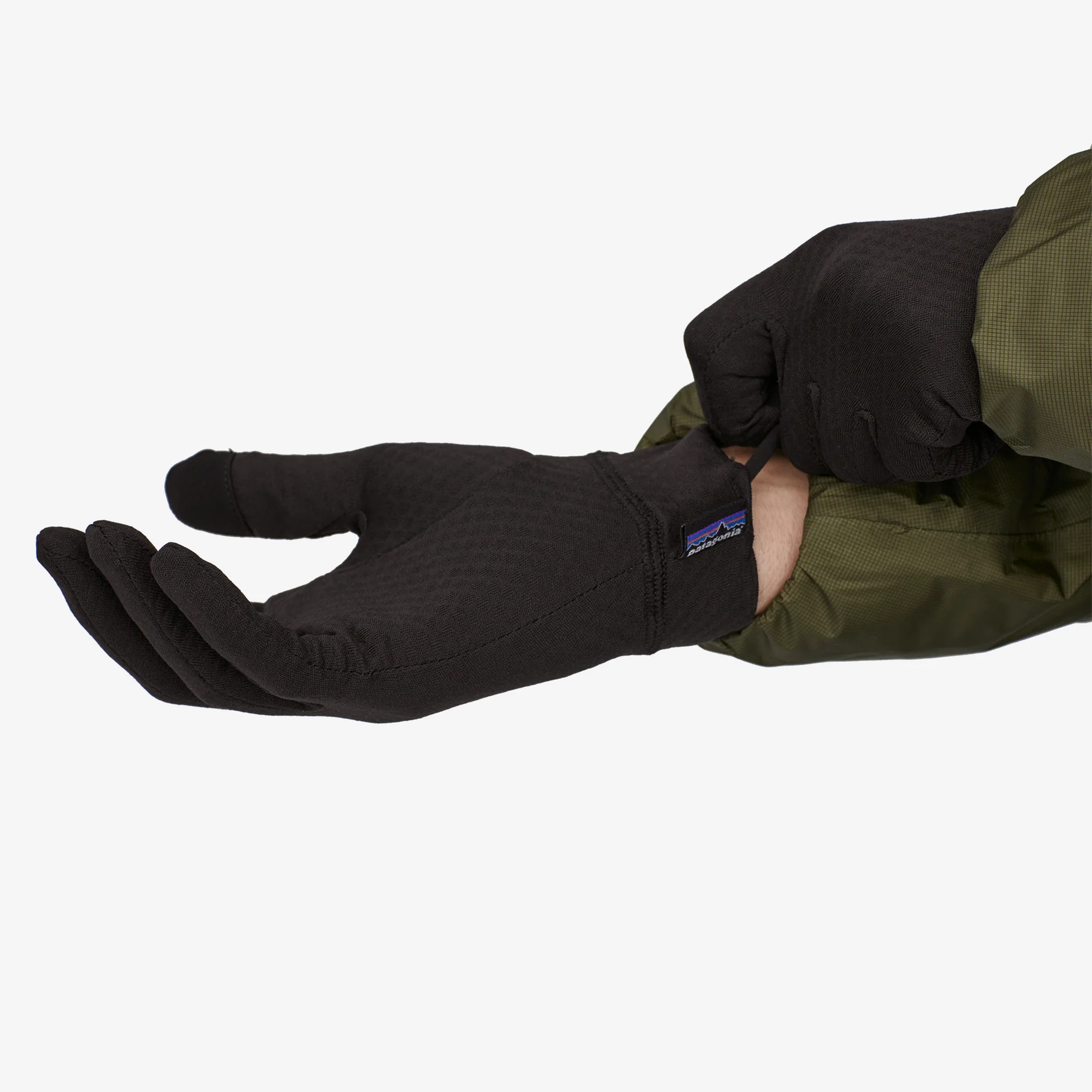 Capilene Midweight Liner Gloves Black - Image 3