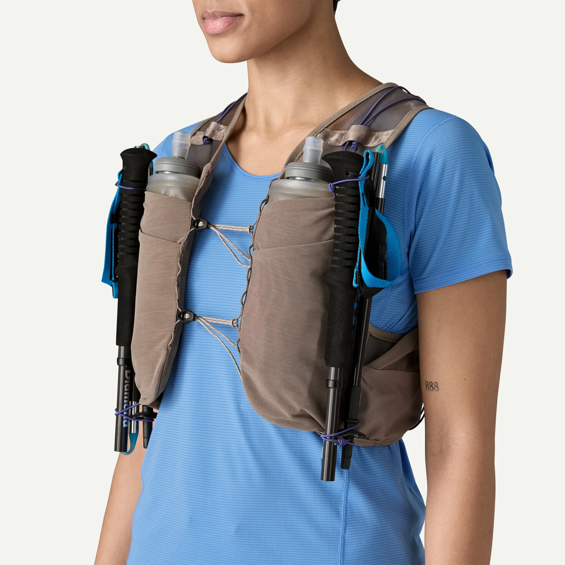 Slope Runner Vest Seabird Grey - Image 5