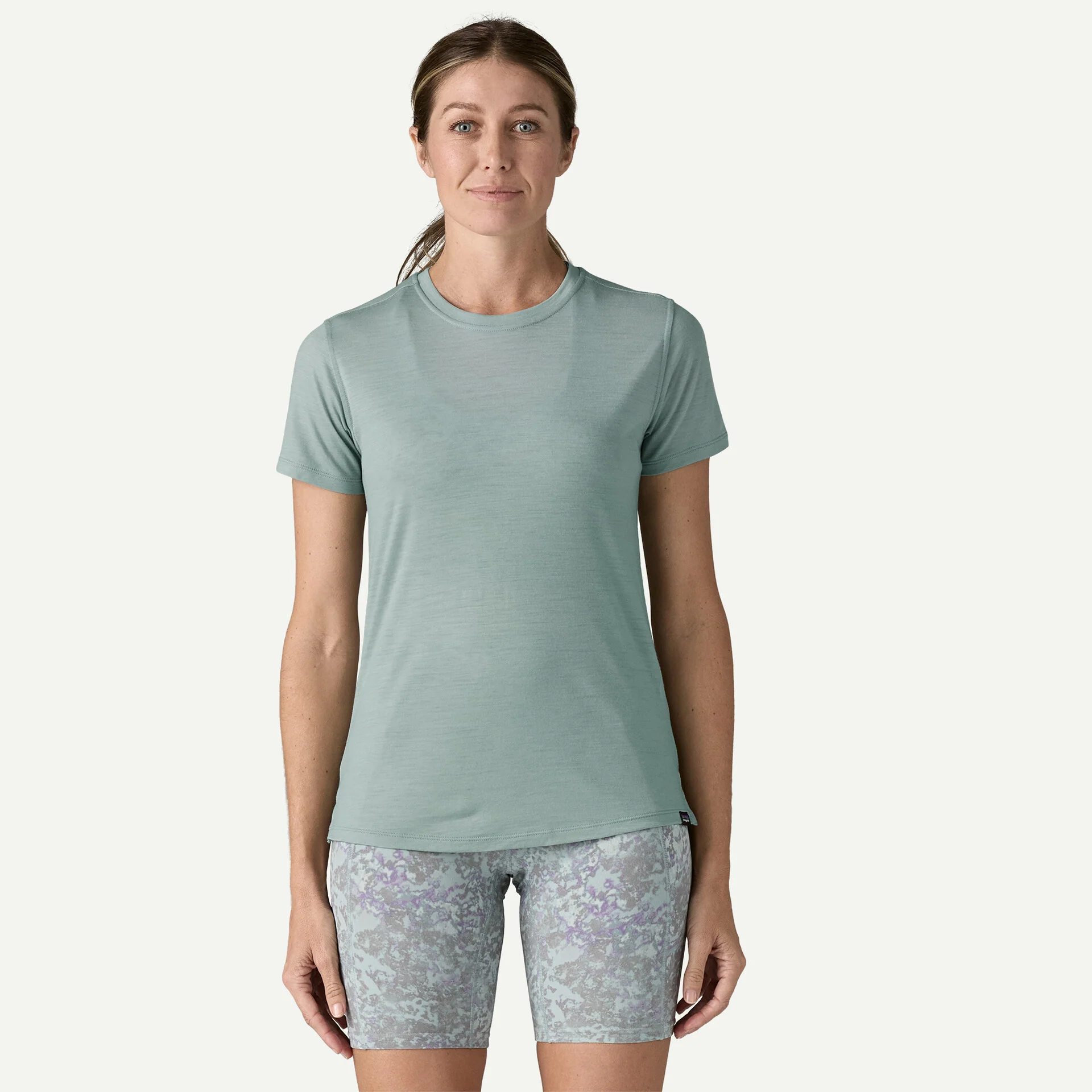 Women's Capilene Cool Merino Blend Tee Thermal Blue - Image 3