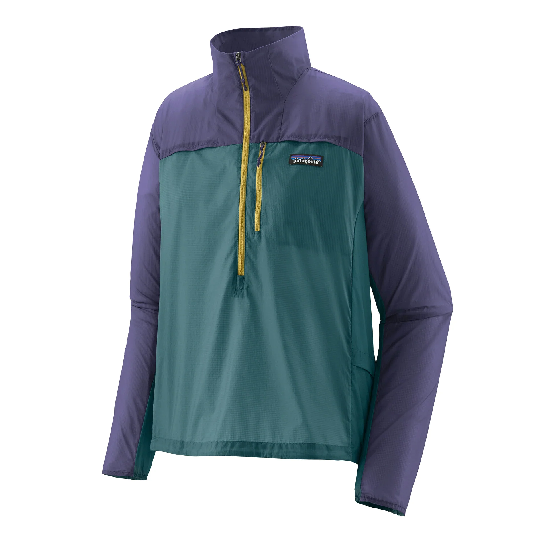 Women's Houdini Stash 1/2 Zip Jacket Wetland Blue / Solstice Purple